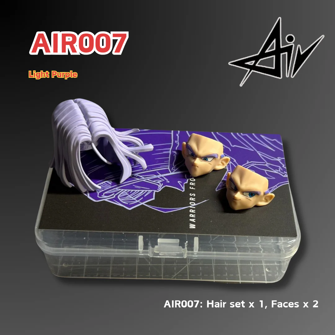 (USA Stock) Air studio hairs faces kits AIR006 and AIR007 and Special Red Version - Image 3