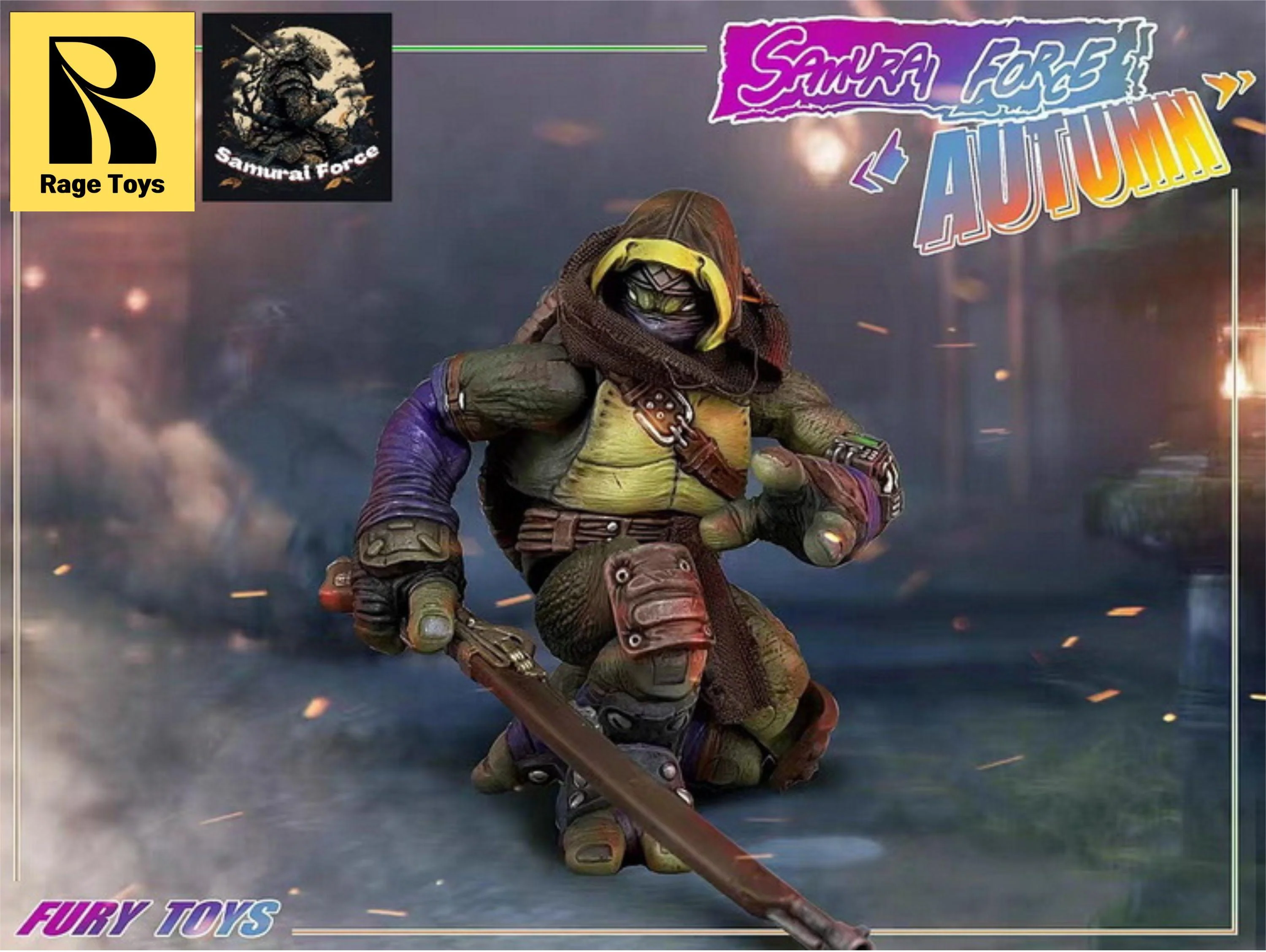 (USA Stock) Rage Toys 1/12 Samurai Force Wave 2 Musketman Autumn action figure - Image 11