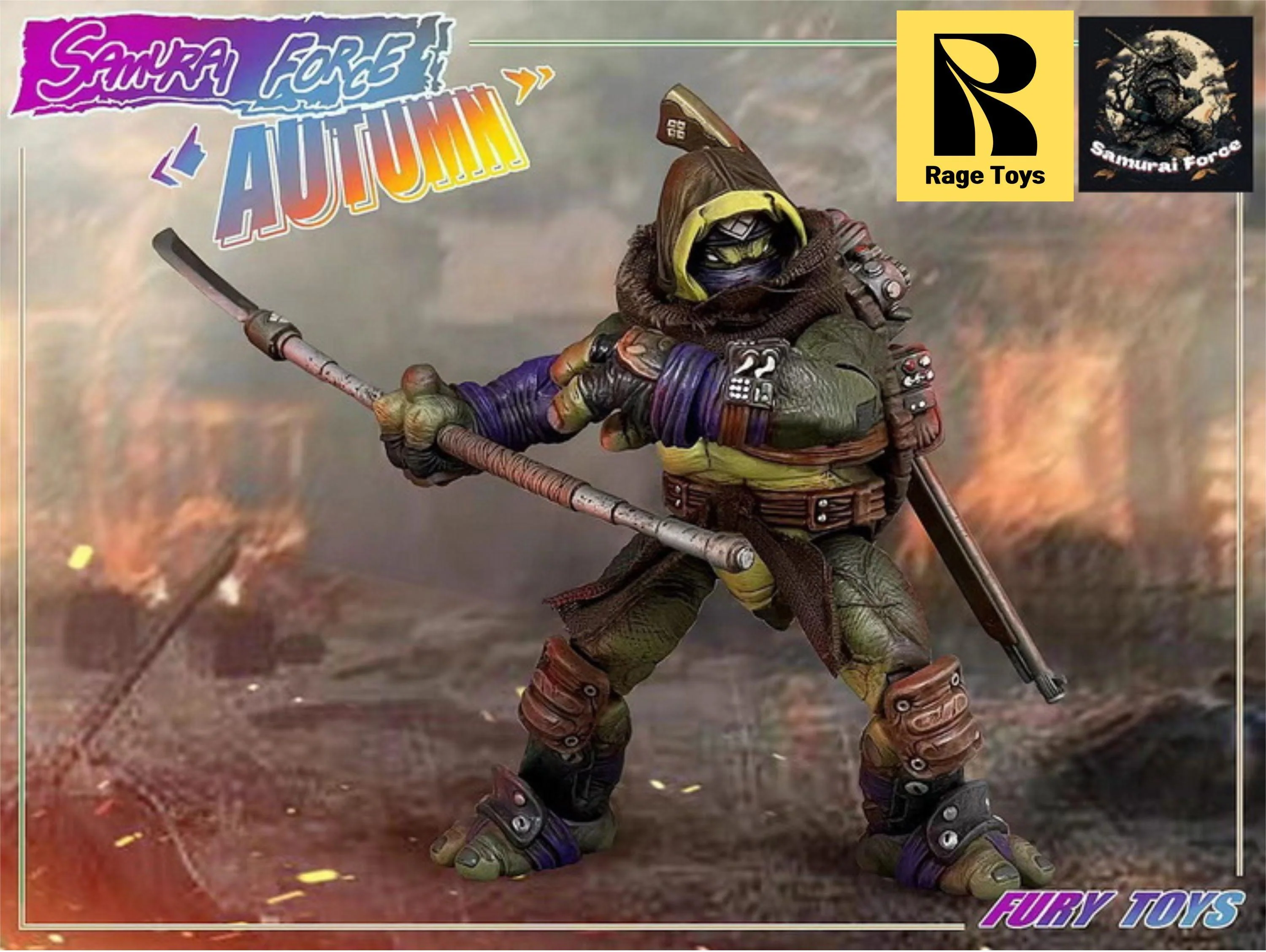 (USA Stock) Rage Toys 1/12 Samurai Force Wave 2 Musketman Autumn action figure - Image 15