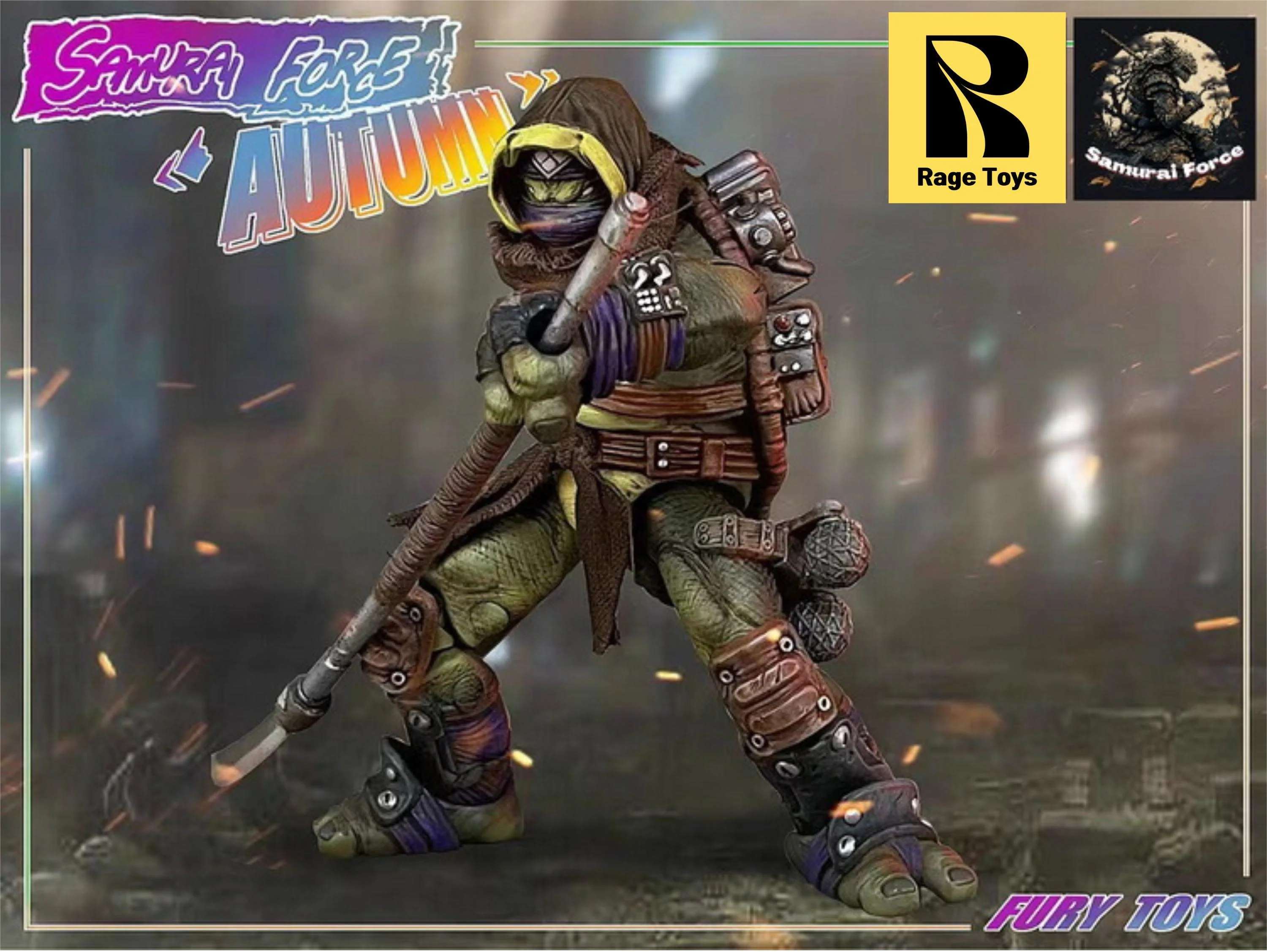 (USA Stock) Rage Toys 1/12 Samurai Force Wave 2 Musketman Autumn action figure - Image 16