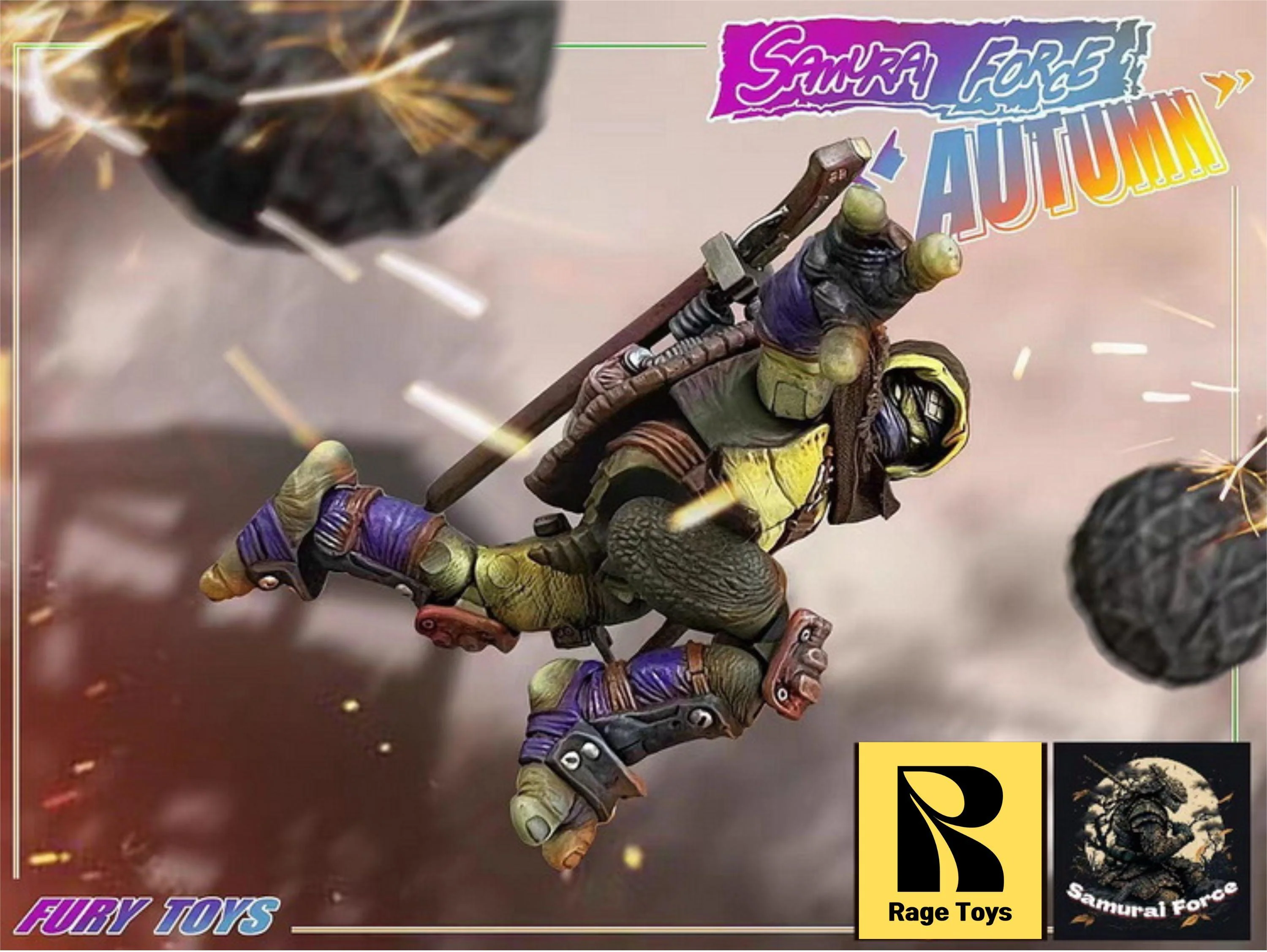 (USA Stock) Rage Toys 1/12 Samurai Force Wave 2 Musketman Autumn action figure - Image 19