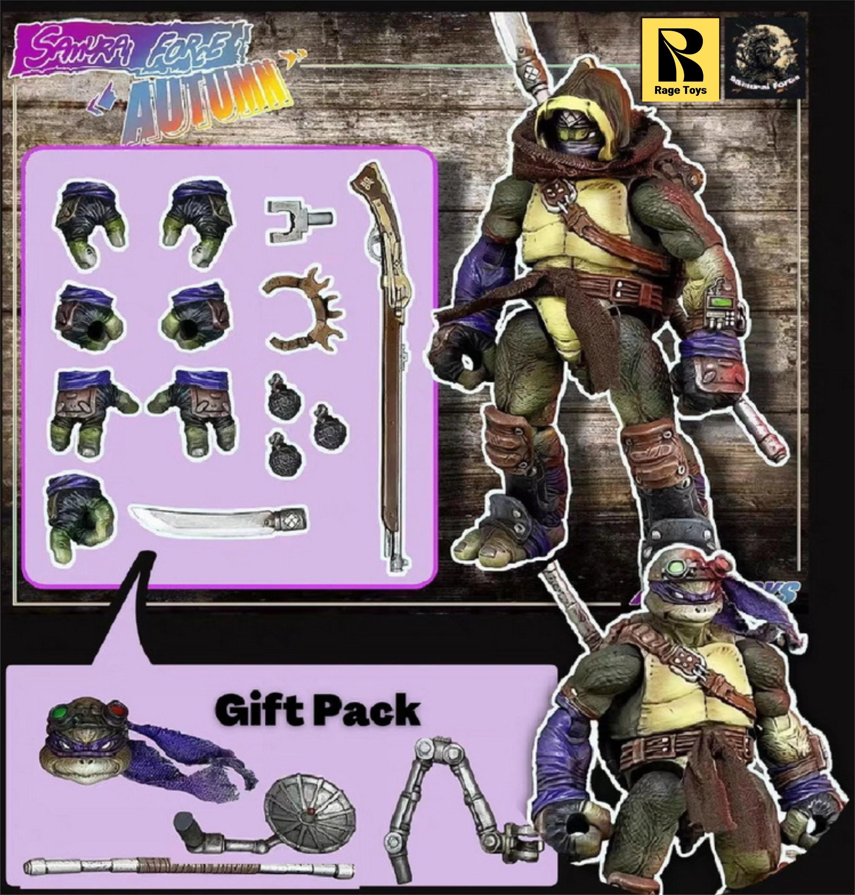 (USA Stock) Rage Toys 1/12 Samurai Force Wave 2 Musketman Autumn action figure - Image 6