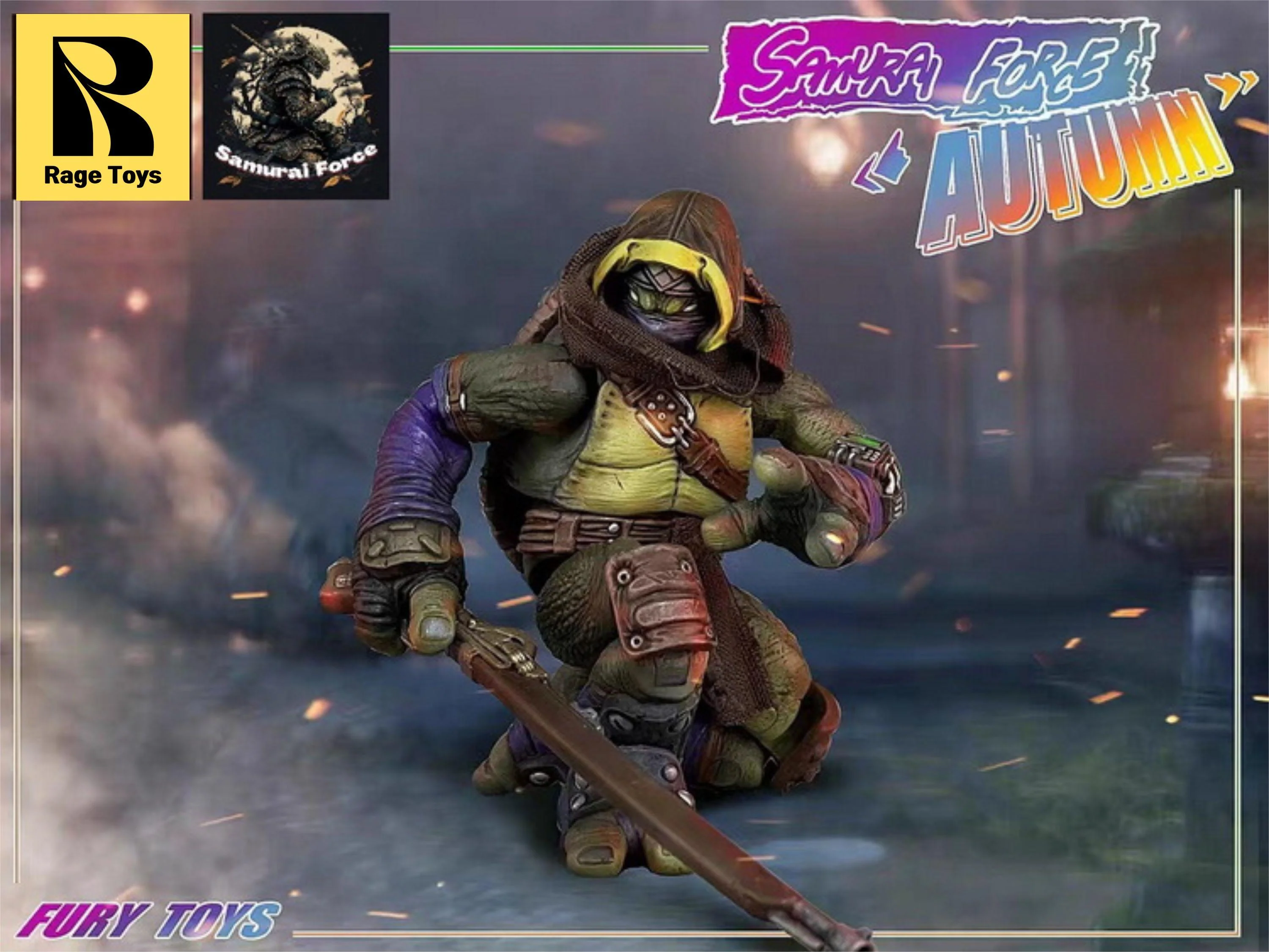 (USA Stock) Rage Toys 1/12 Samurai Force Wave 2 Musketman Autumn action figure - Image 7