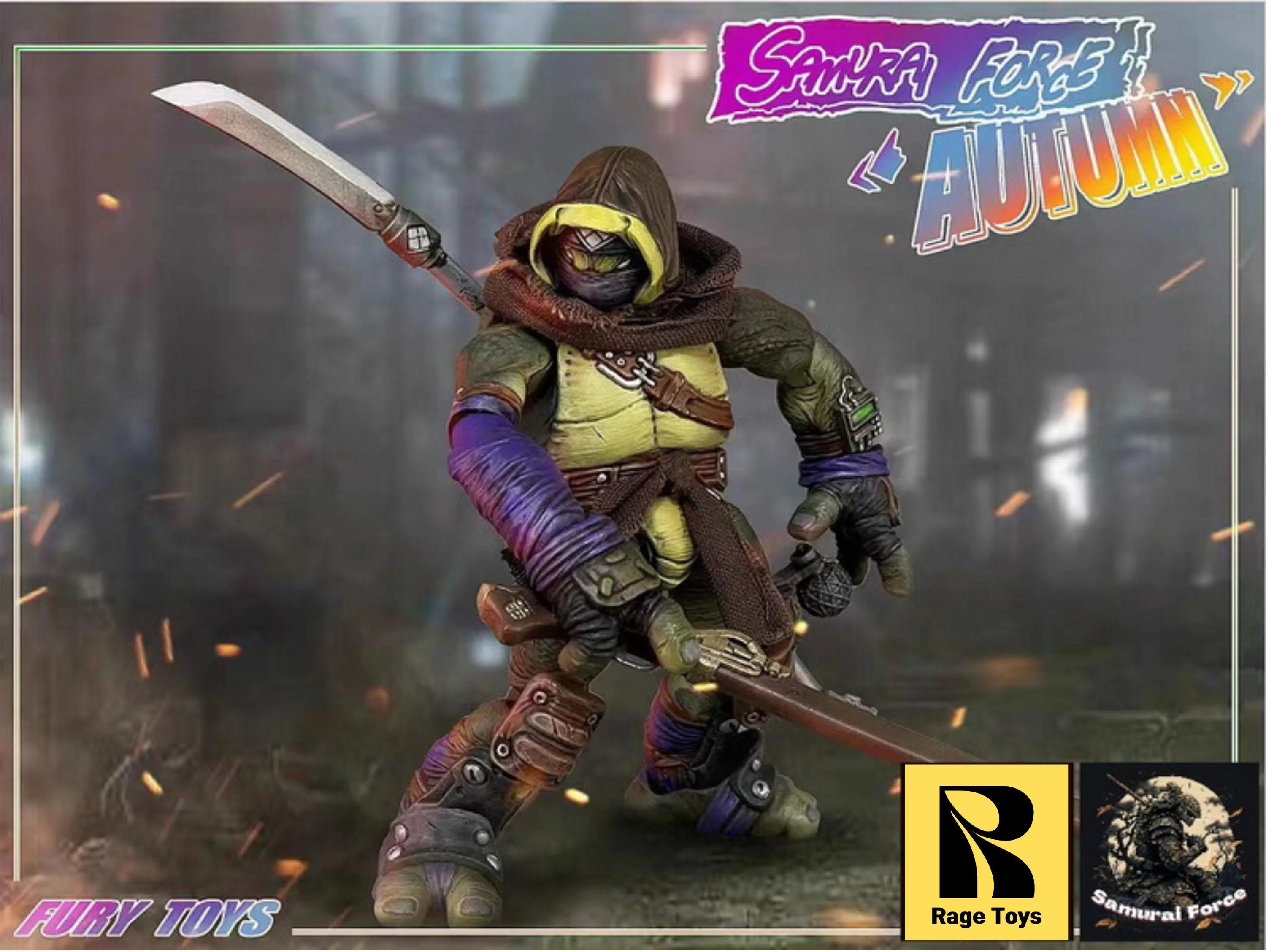 (USA Stock) Rage Toys 1/12 Samurai Force Wave 2 Musketman Autumn action figure - Image 8