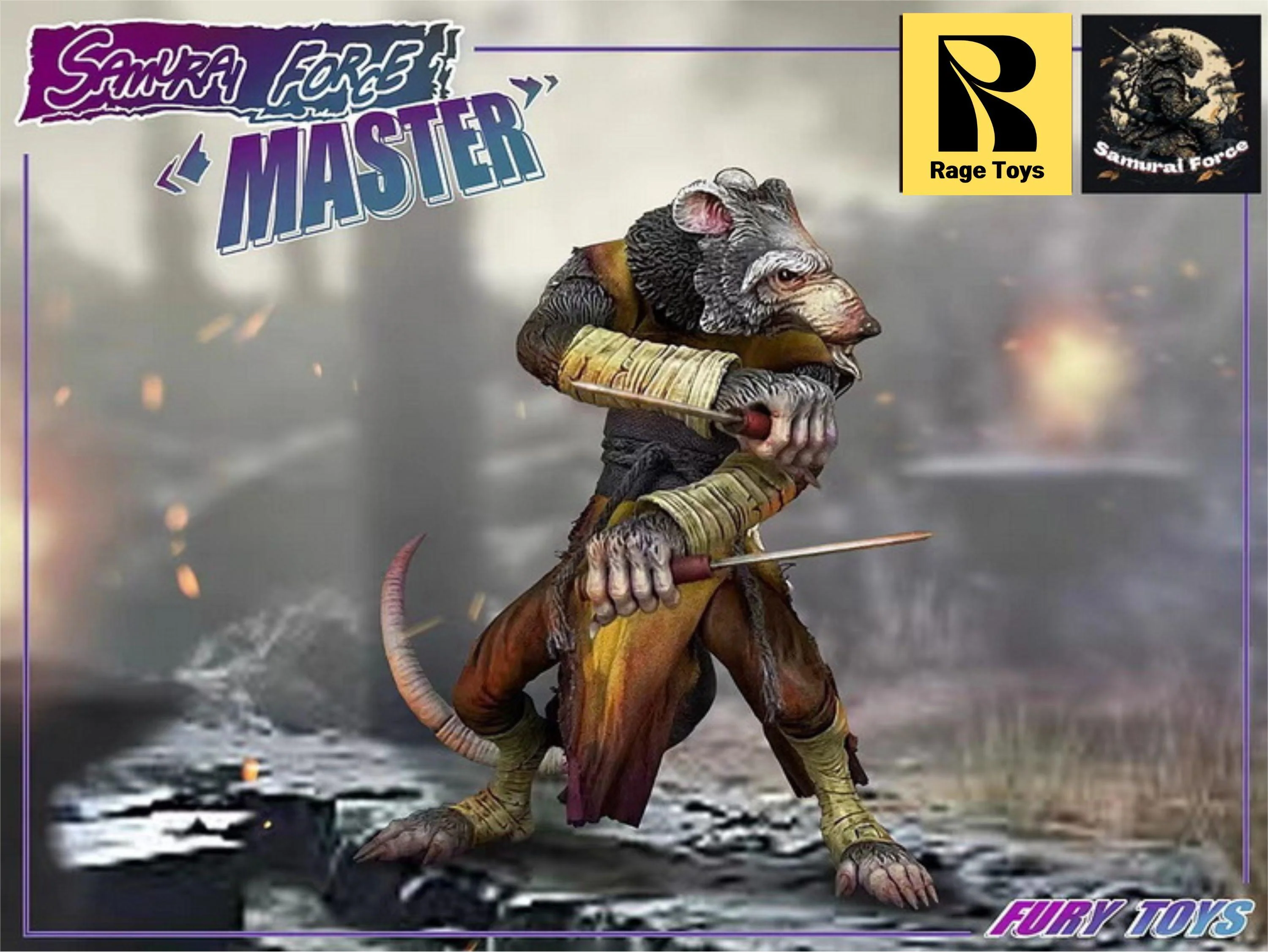 (USA Stock) Rage Toys 1/12 Samurai Force Wave 2 The Master action figure - Image 11