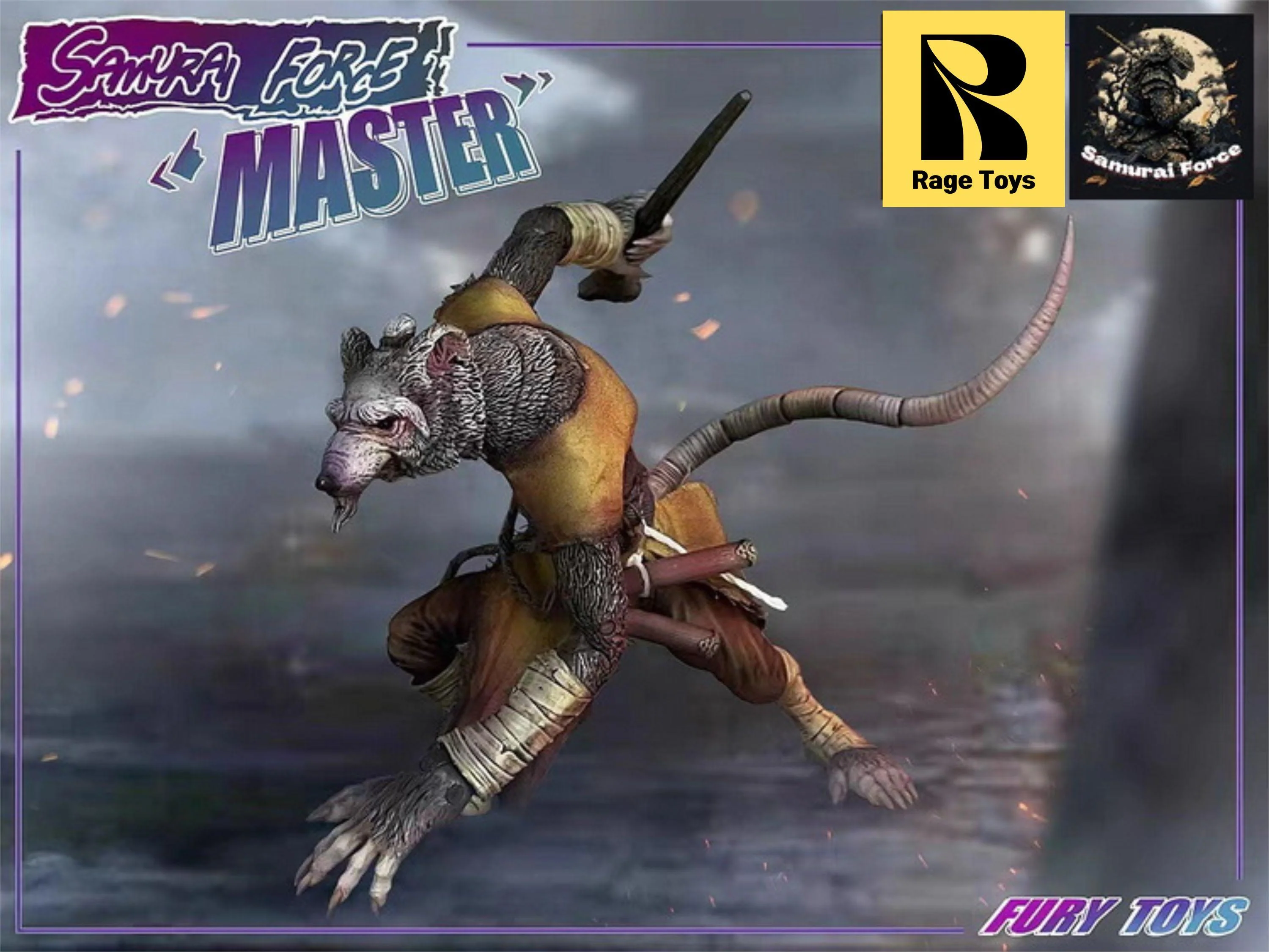 (USA Stock) Rage Toys 1/12 Samurai Force Wave 2 The Master action figure - Image 13
