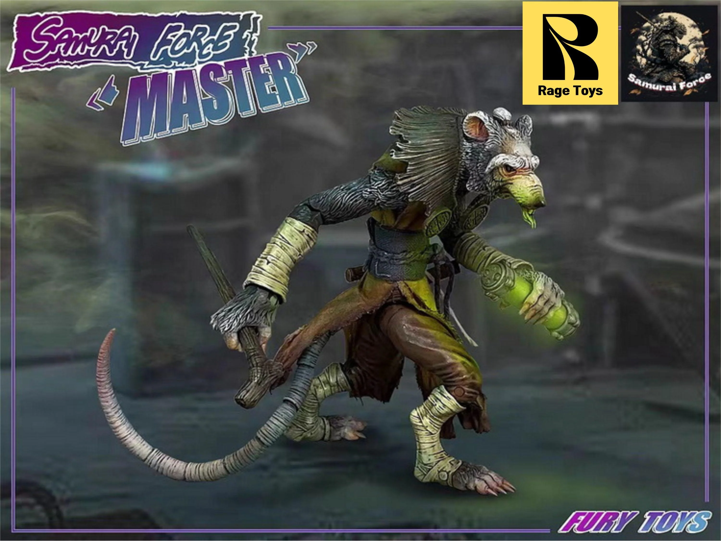 (USA Stock) Rage Toys 1/12 Samurai Force Wave 2 The Master action figure - Image 15