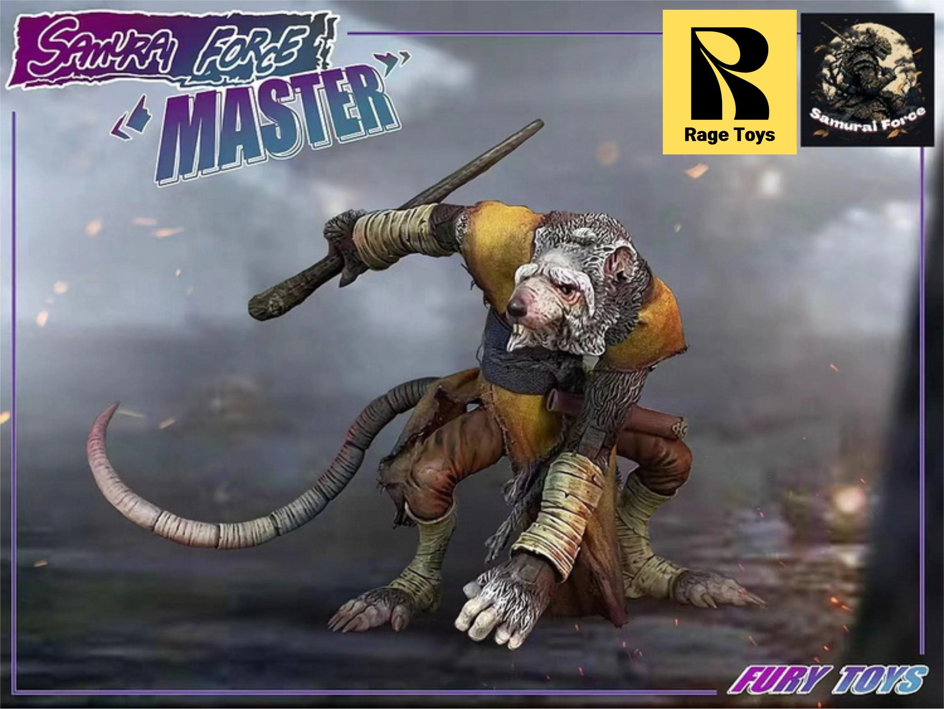 (USA Stock) Rage Toys 1/12 Samurai Force Wave 2 The Master action figure - Image 18