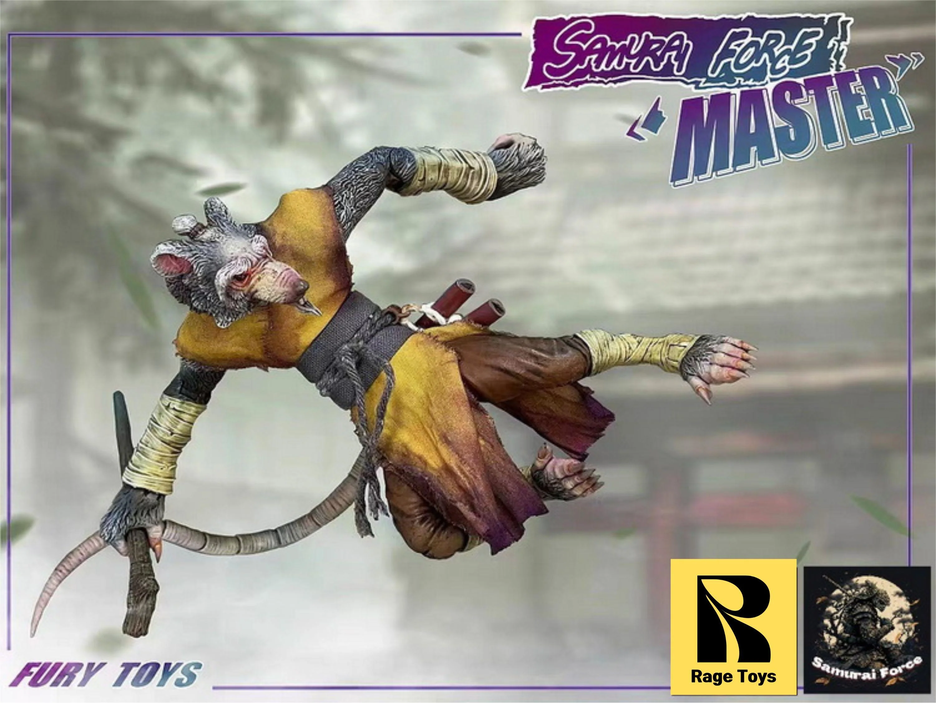 (USA Stock) Rage Toys 1/12 Samurai Force Wave 2 The Master action figure - Image 19