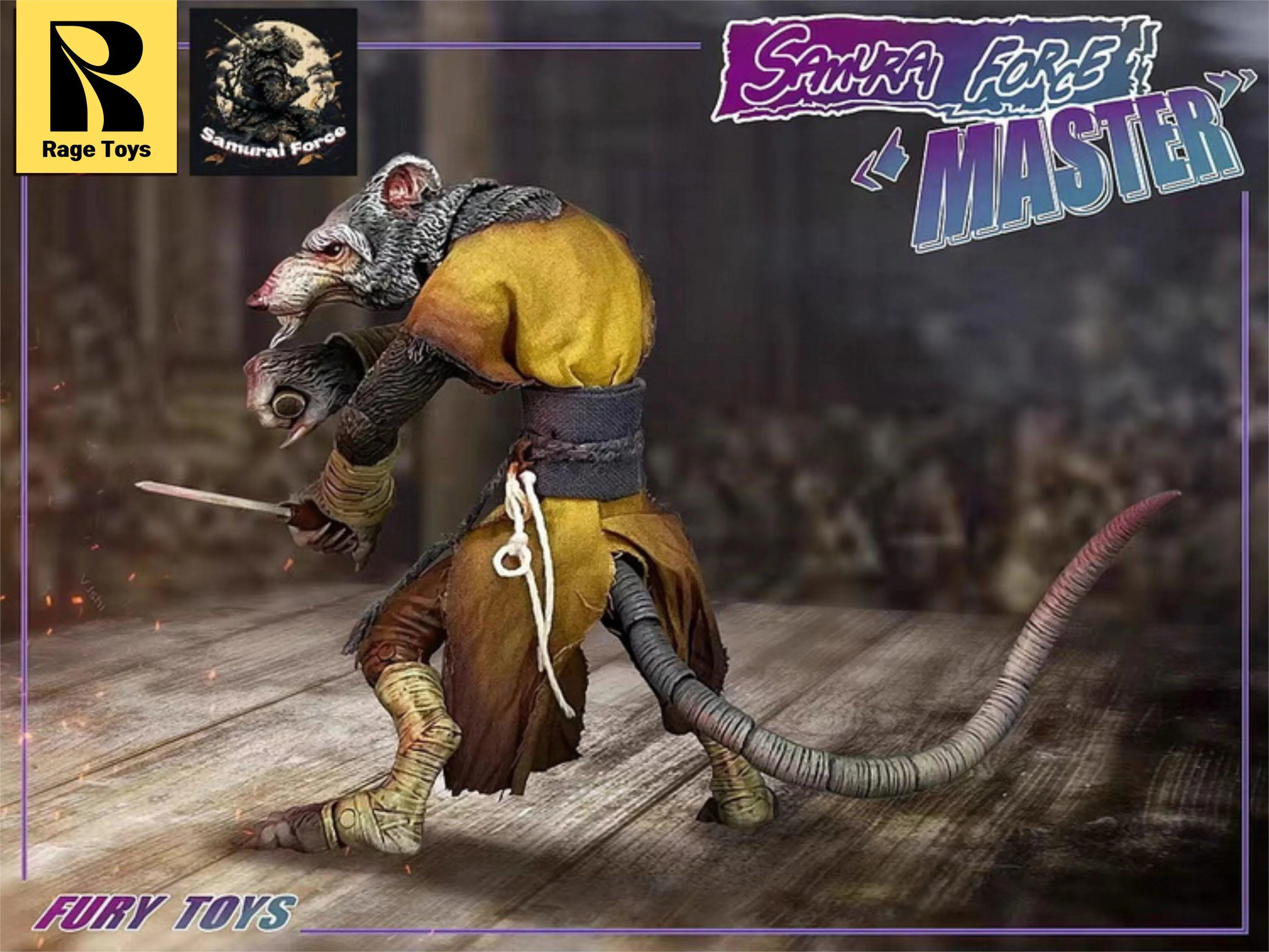 (USA Stock) Rage Toys 1/12 Samurai Force Wave 2 The Master action figure - Image 20