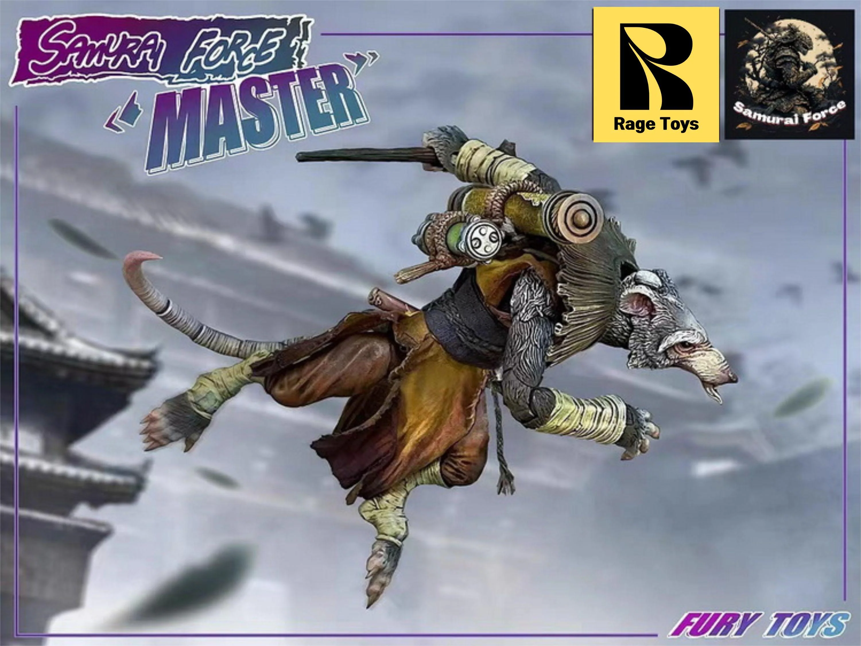 (USA Stock) Rage Toys 1/12 Samurai Force Wave 2 The Master action figure - Image 24