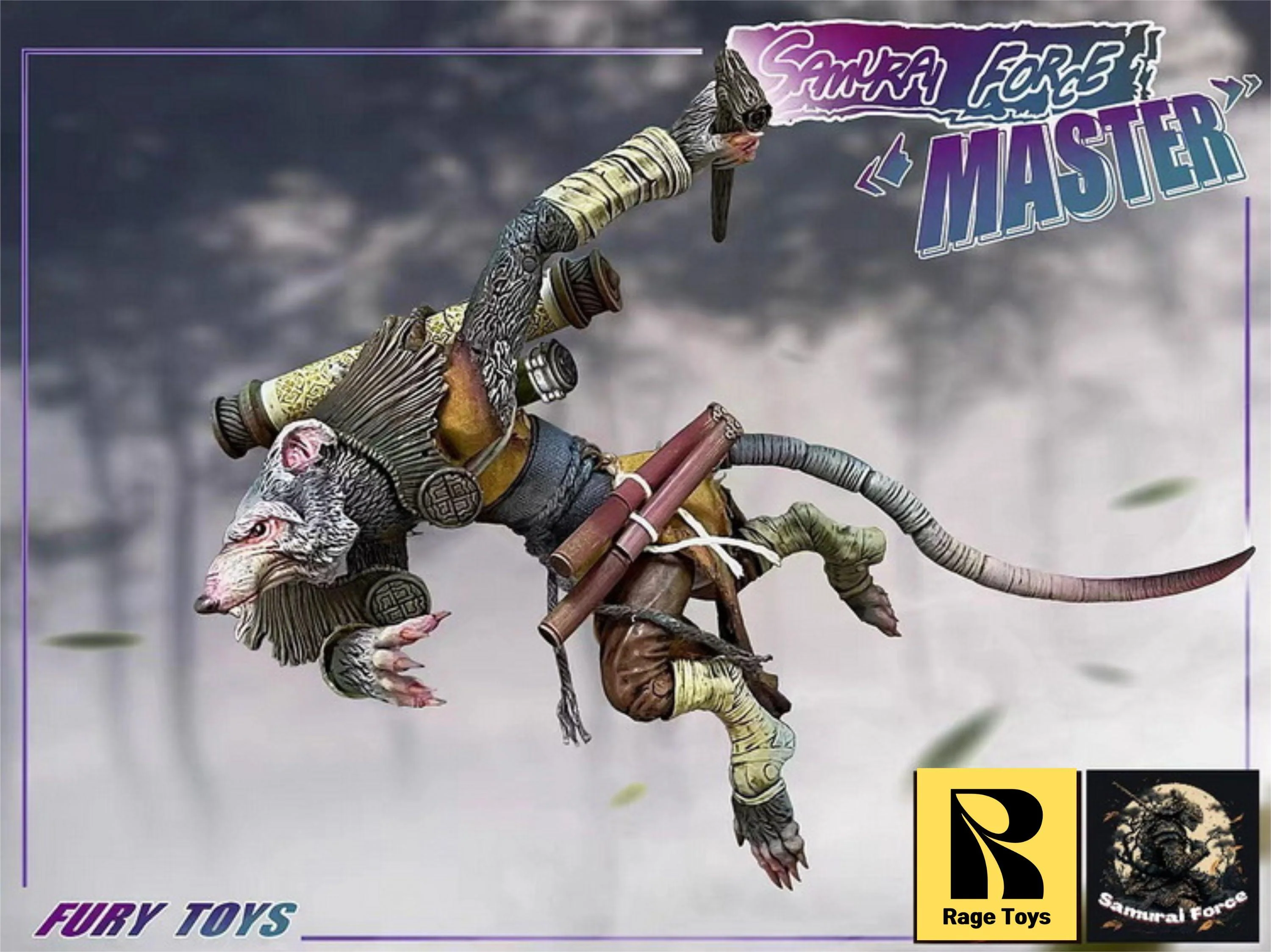 (USA Stock) Rage Toys 1/12 Samurai Force Wave 2 The Master action figure - Image 25