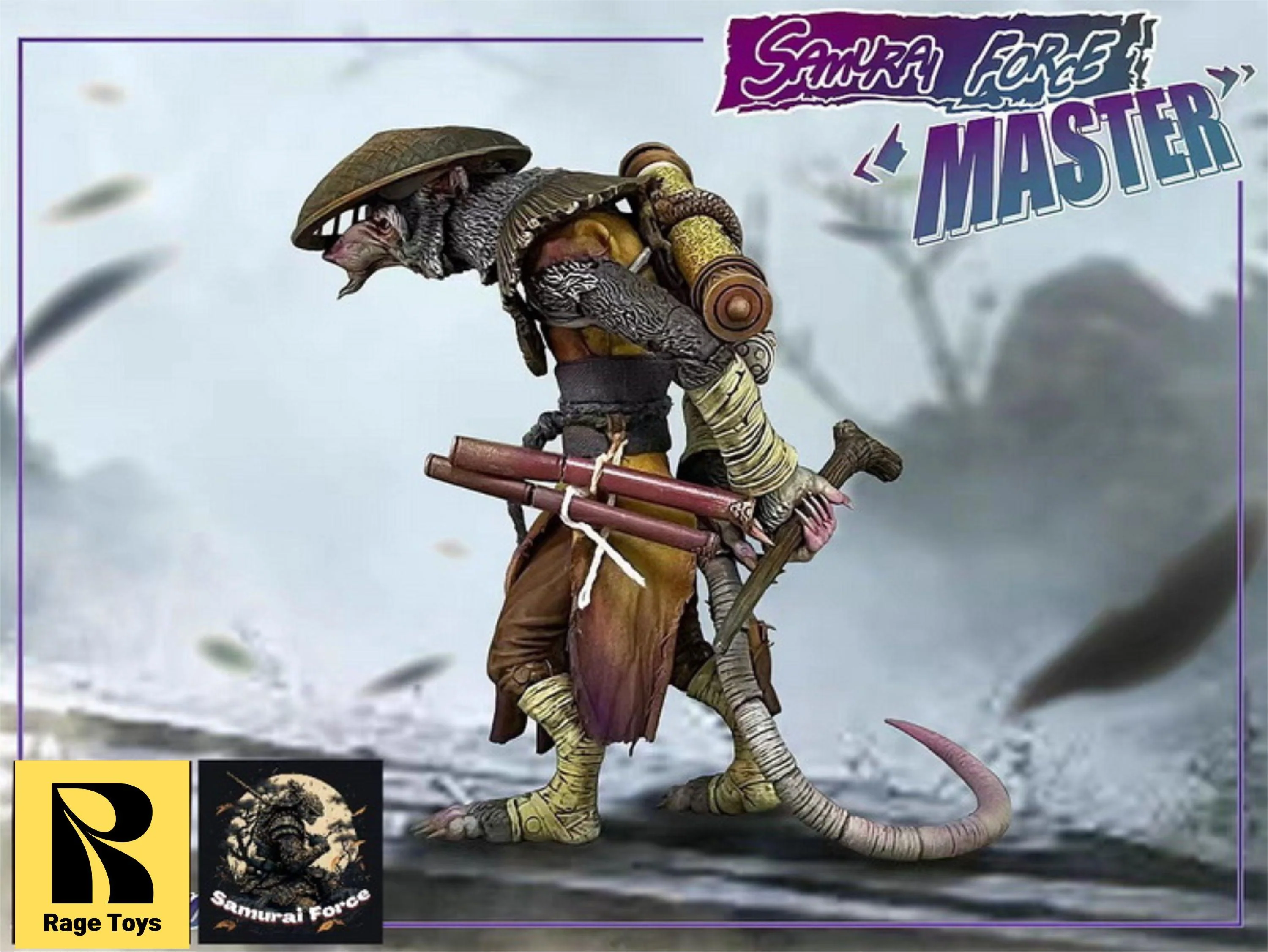 (USA Stock) Rage Toys 1/12 Samurai Force Wave 2 The Master action figure - Image 6