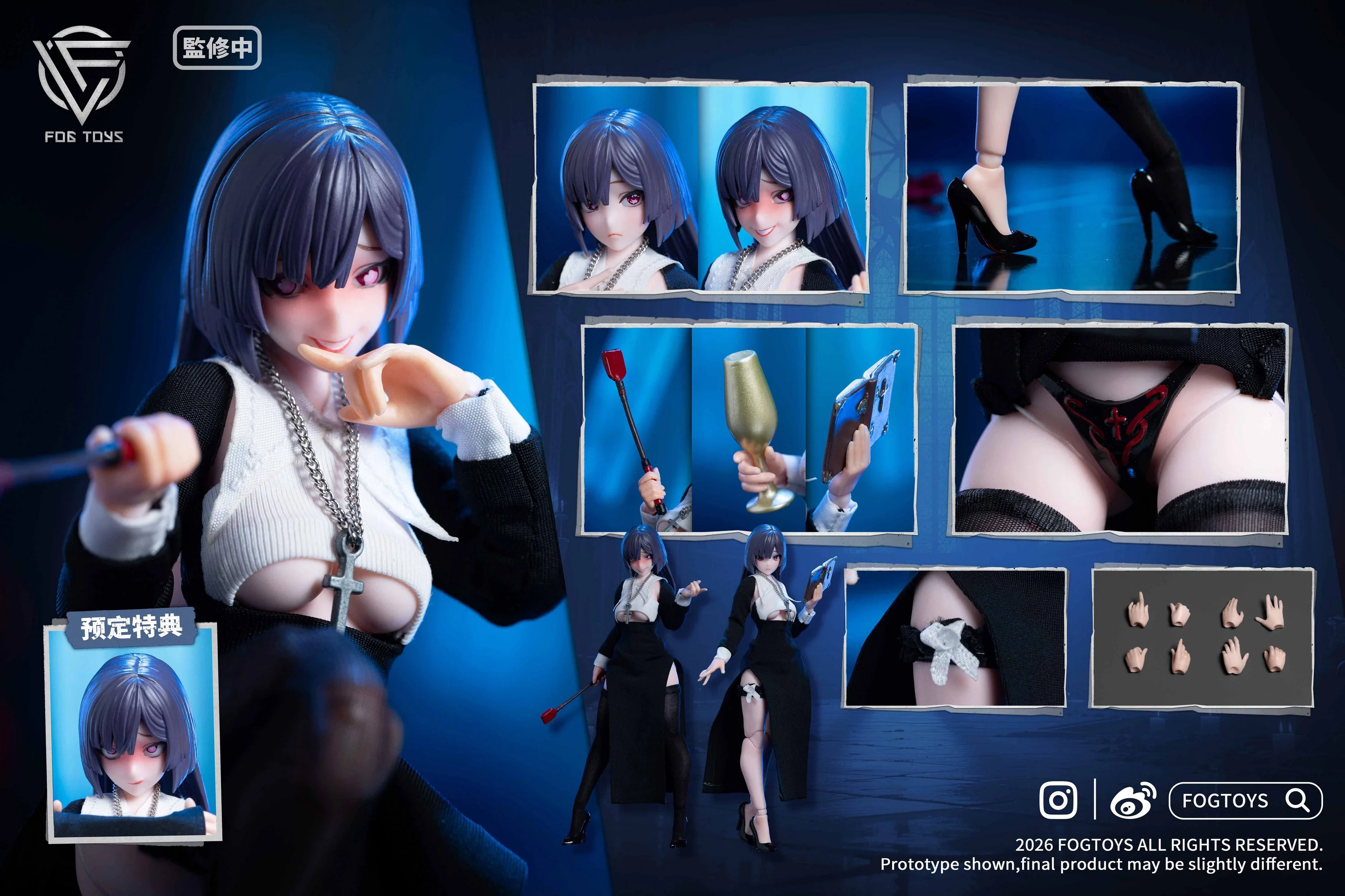 (Preorder) Fogtoys 1/12 Eira 01A and Layla 01B action figure and Chair kits - Image 43