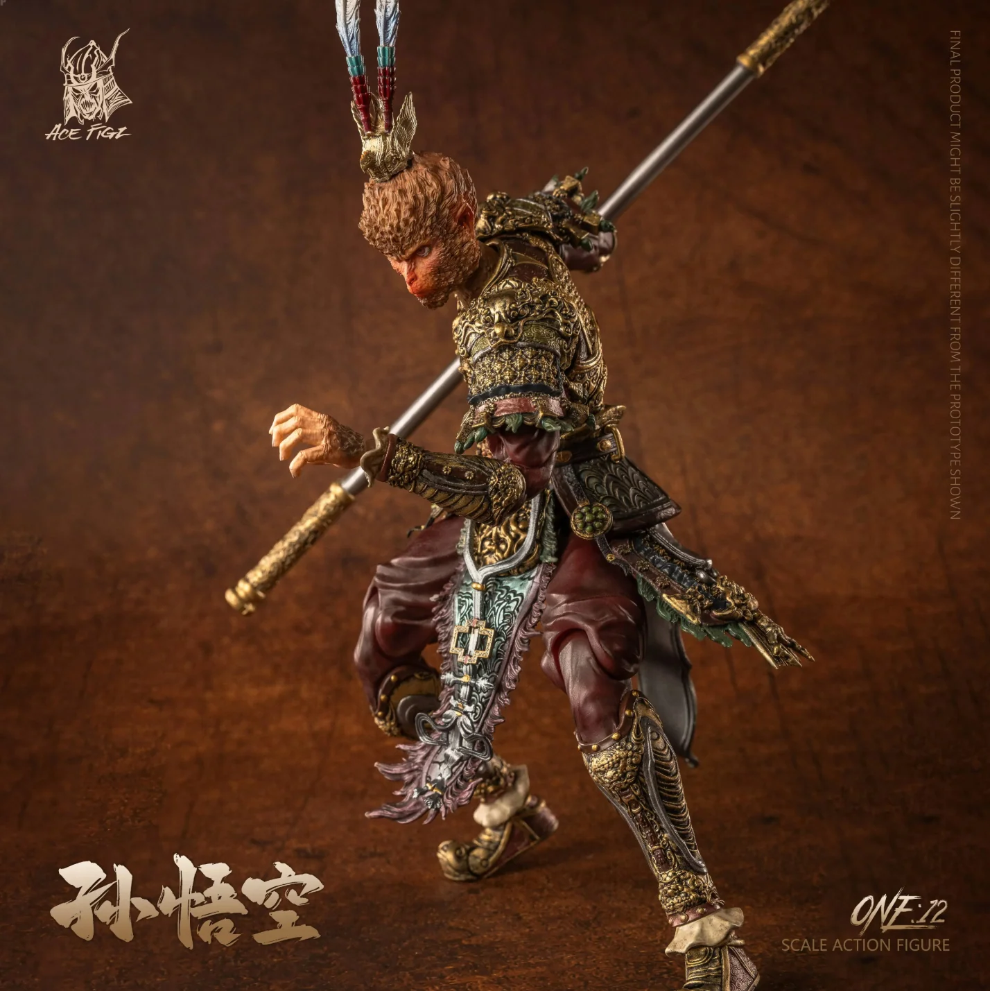(Preorder) Acefigz 1/12 the Monkey King Sunwukong  Deluxe and standard action figure - Image 10