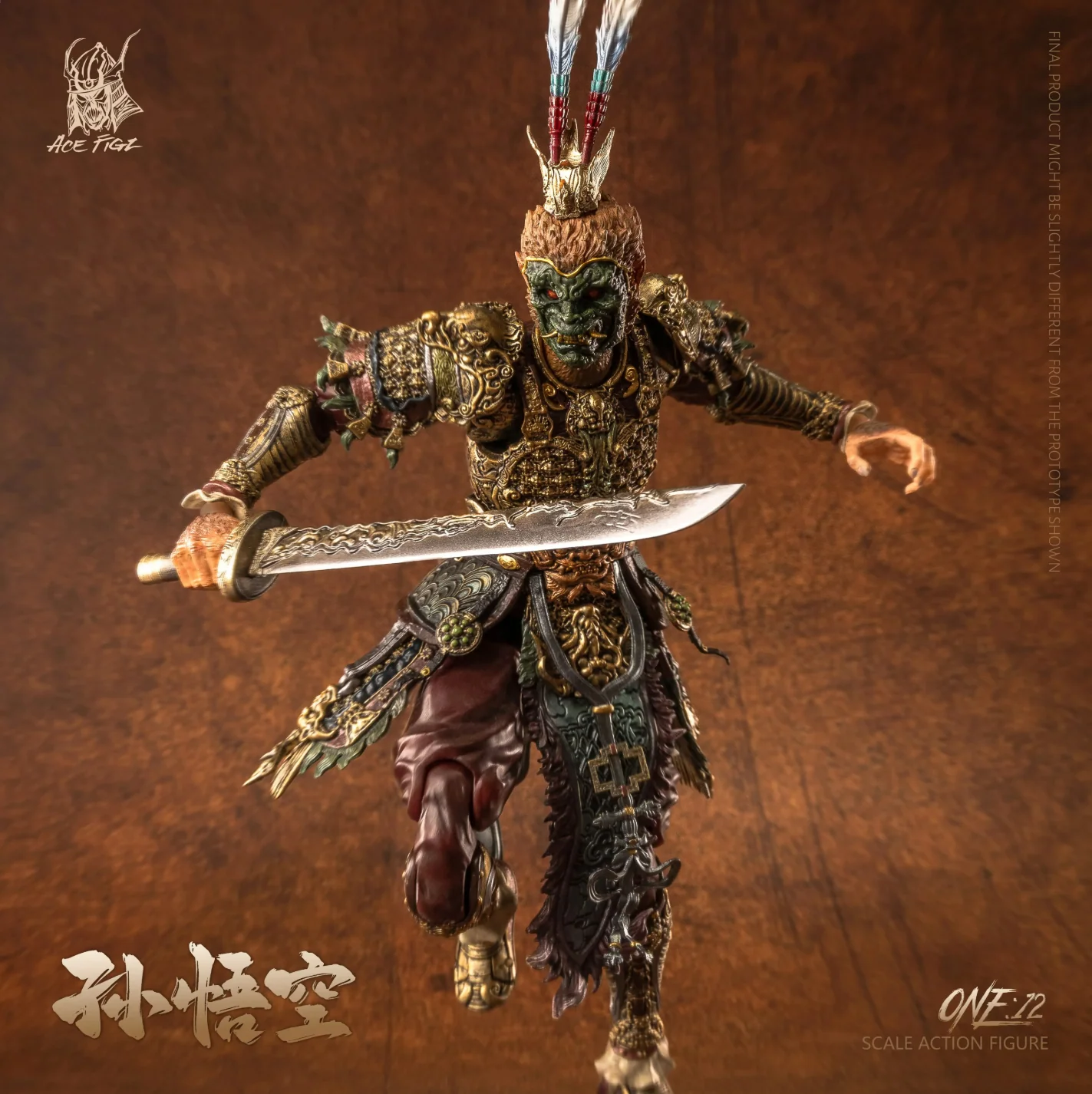 (Preorder) Acefigz 1/12 the Monkey King Sunwukong  Deluxe and standard action figure - Image 3