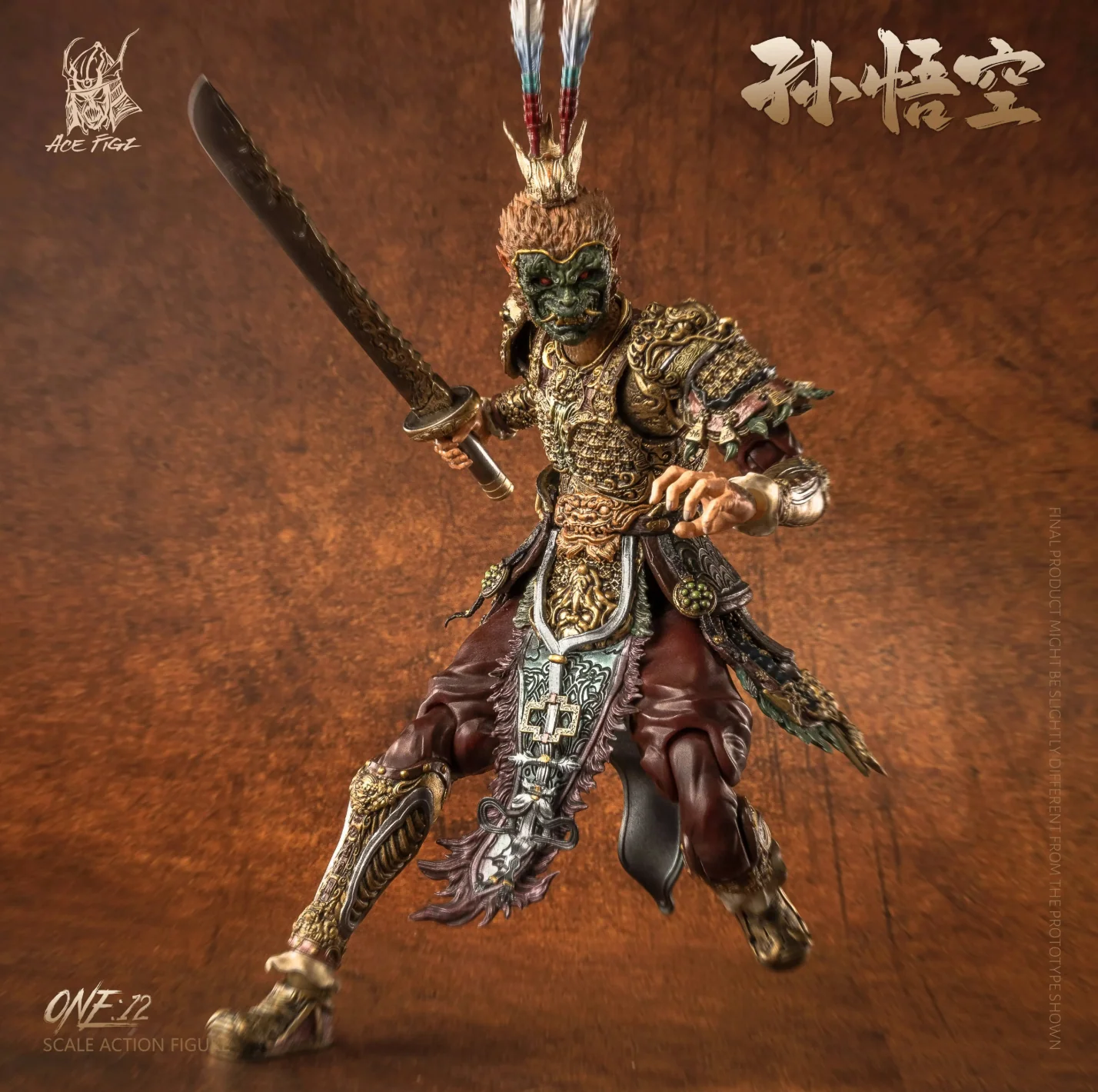 (Preorder) Acefigz 1/12 the Monkey King Sunwukong  Deluxe and standard action figure - Image 4