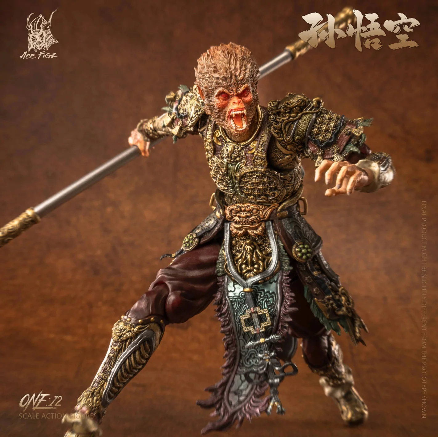 (Preorder) Acefigz 1/12 the Monkey King Sunwukong  Deluxe and standard action figure - Image 5