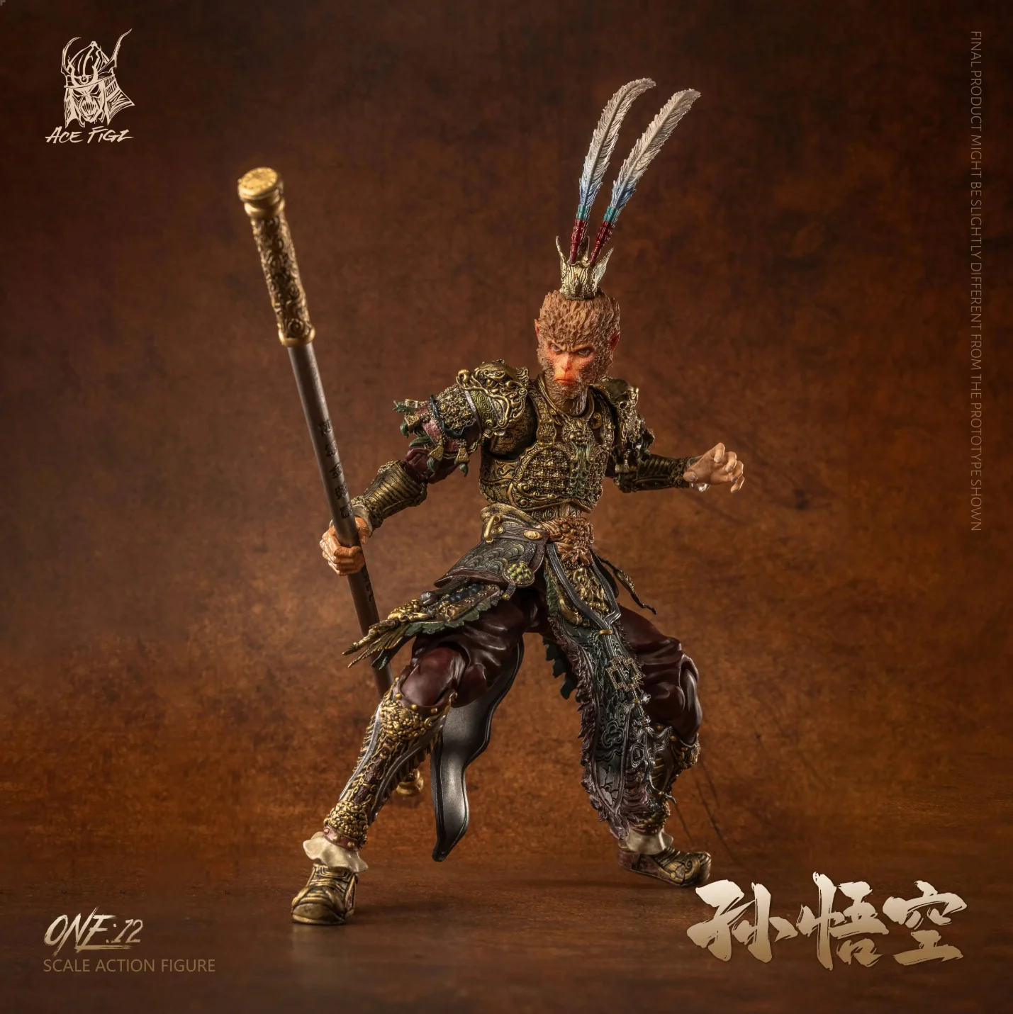 (Preorder) Acefigz 1/12 the Monkey King Sunwukong  Deluxe and standard action figure - Image 6