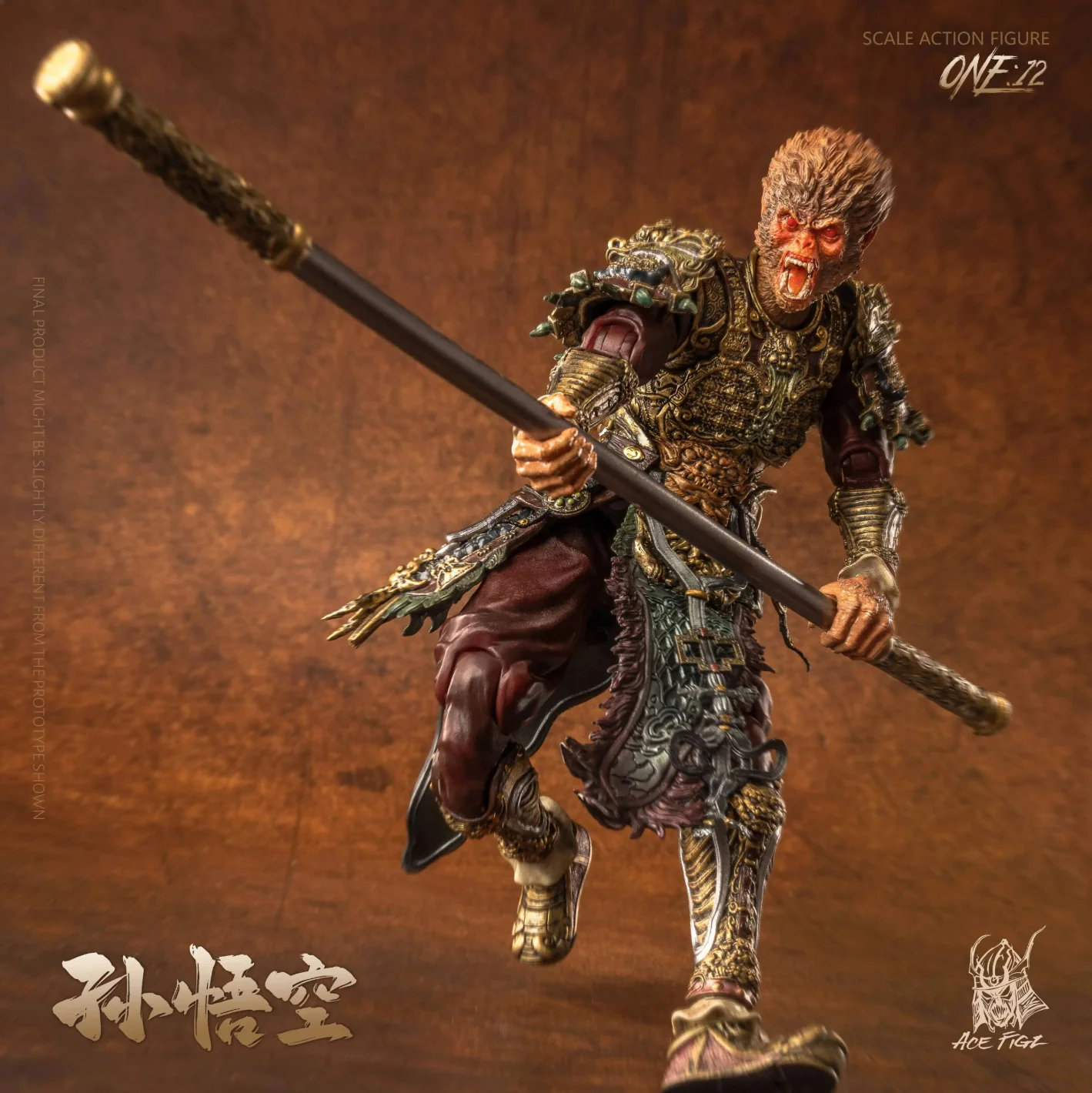 (Preorder) Acefigz 1/12 the Monkey King Sunwukong  Deluxe and standard action figure - Image 7