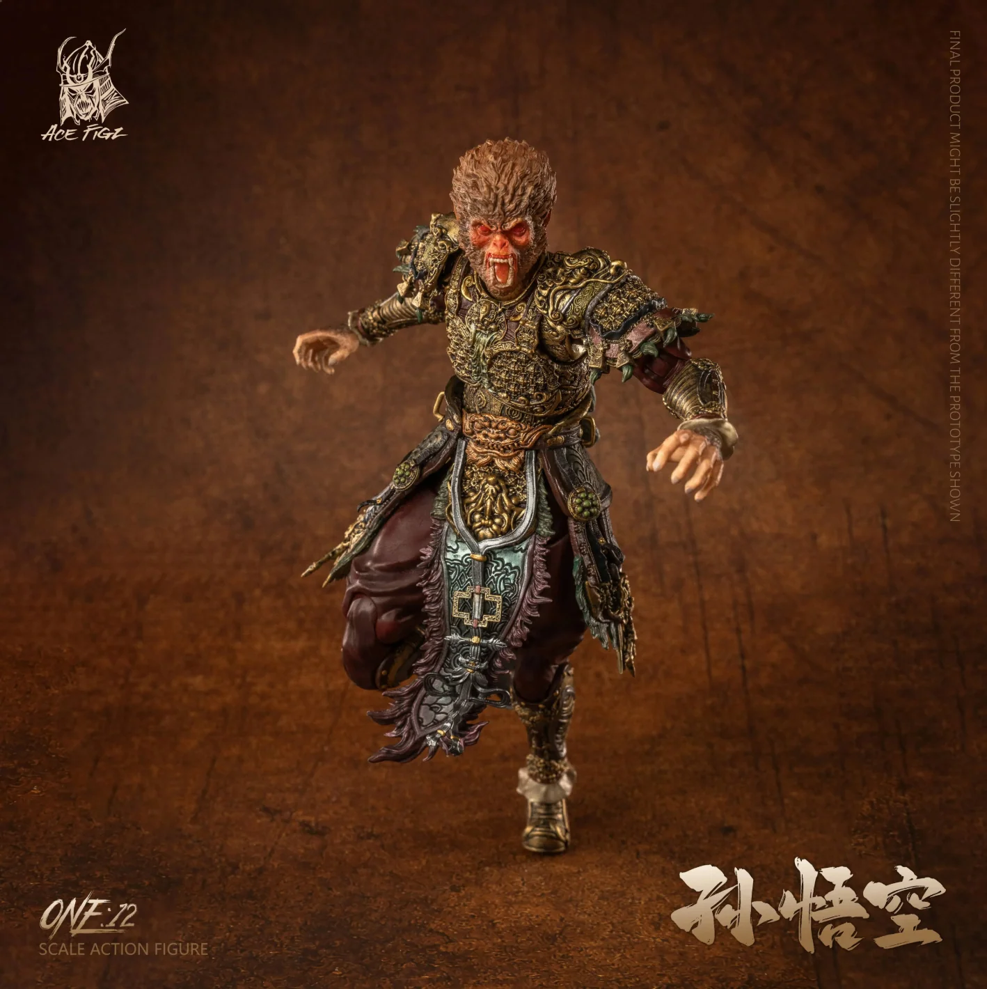 (Preorder) Acefigz 1/12 the Monkey King Sunwukong  Deluxe and standard action figure - Image 8