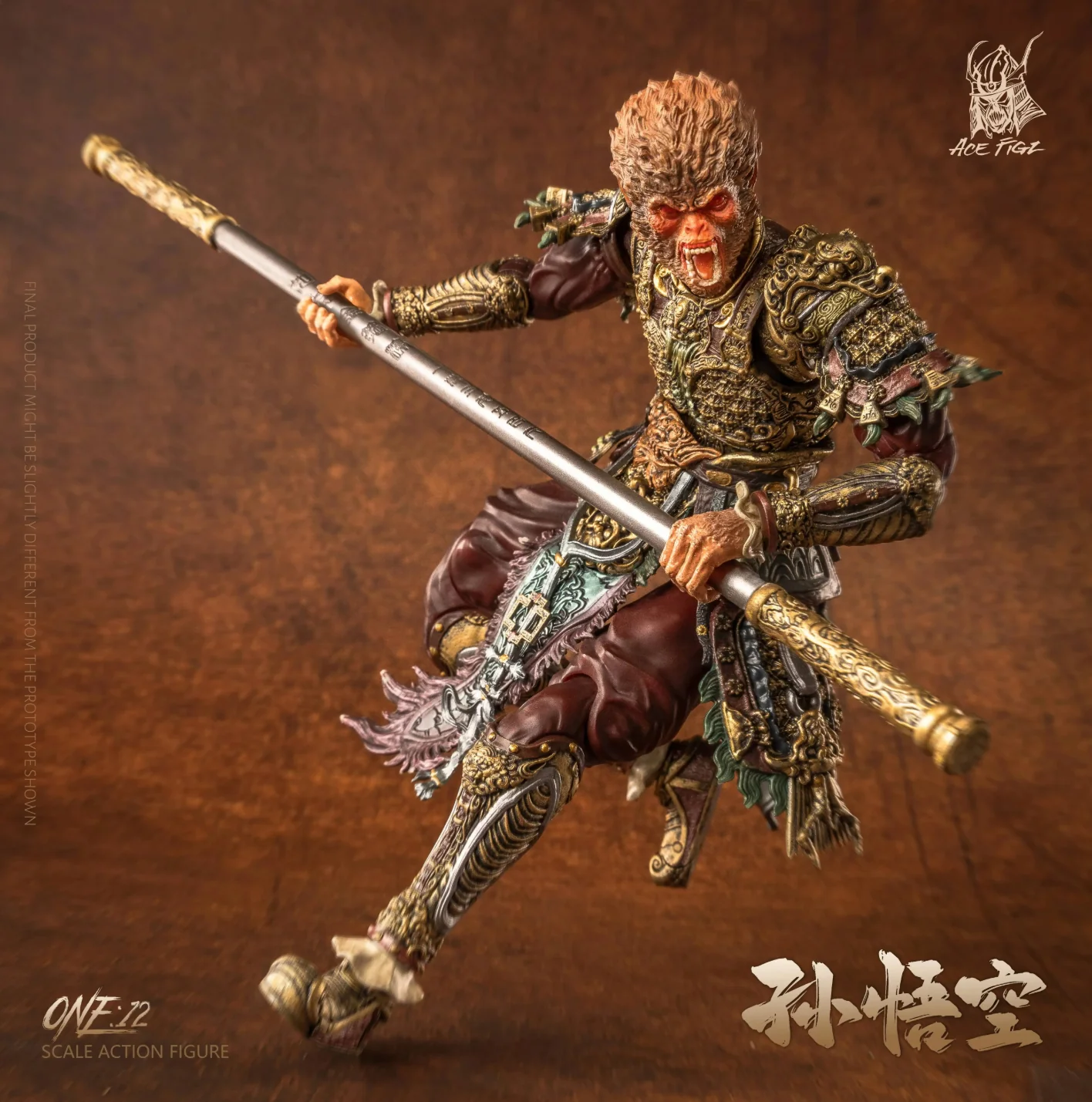 (Preorder) Acefigz 1/12 the Monkey King Sunwukong  Deluxe and standard action figure - Image 9