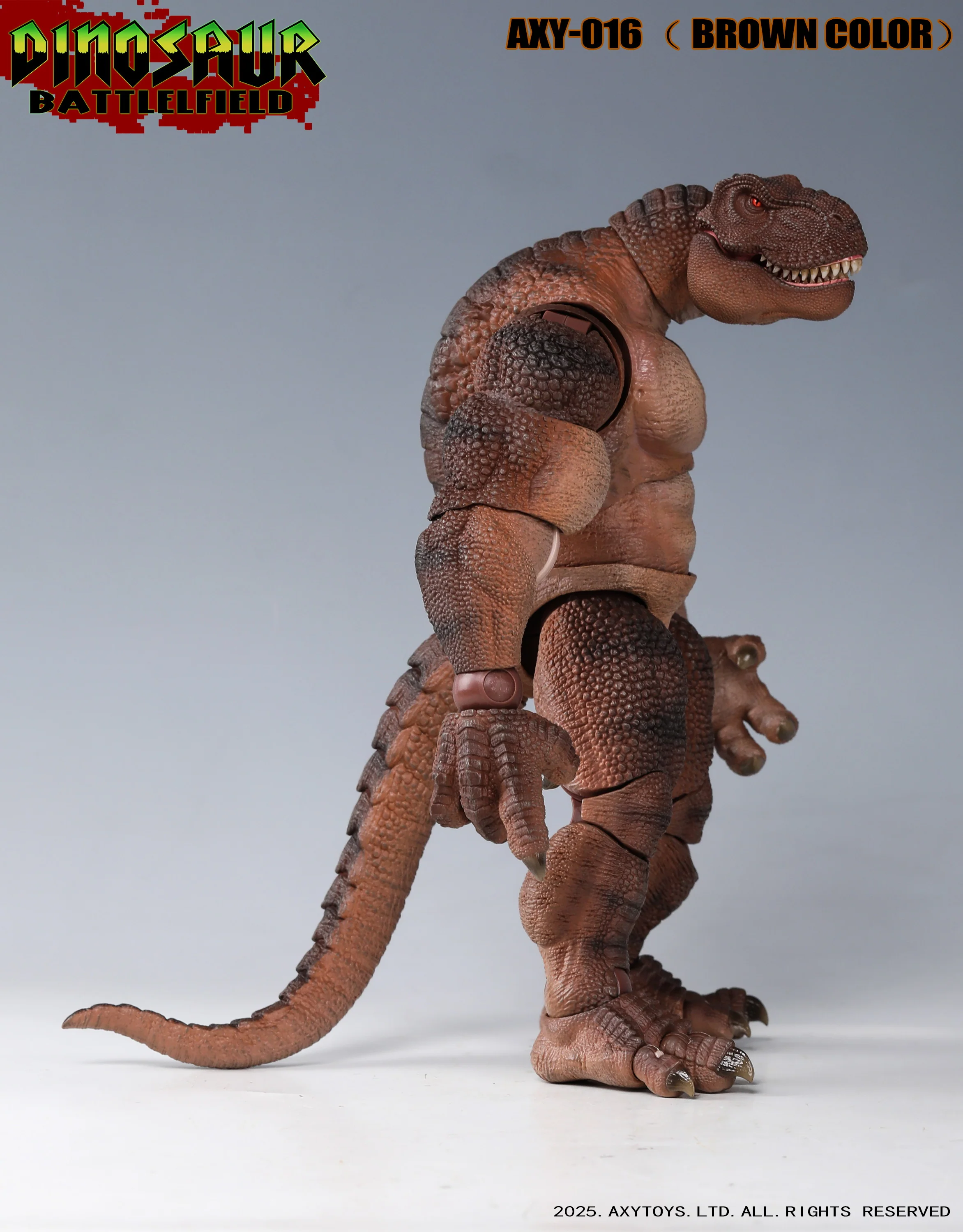 (Preorder) Axytoys 1/9 Dinosaur Battlefield T-rex aciotn figure - Image 11