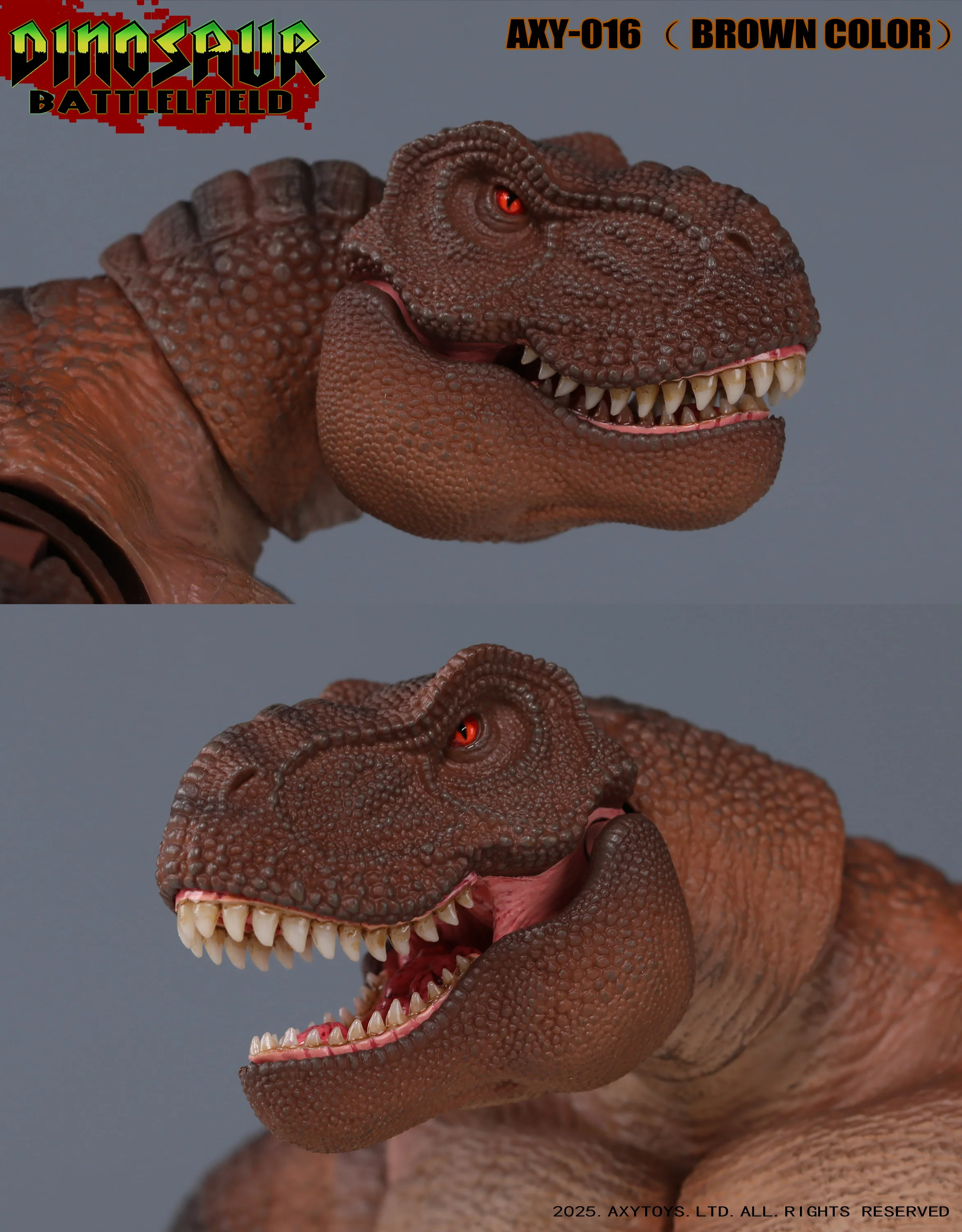 (Preorder) Axytoys 1/9 Dinosaur Battlefield T-rex aciotn figure - Image 12