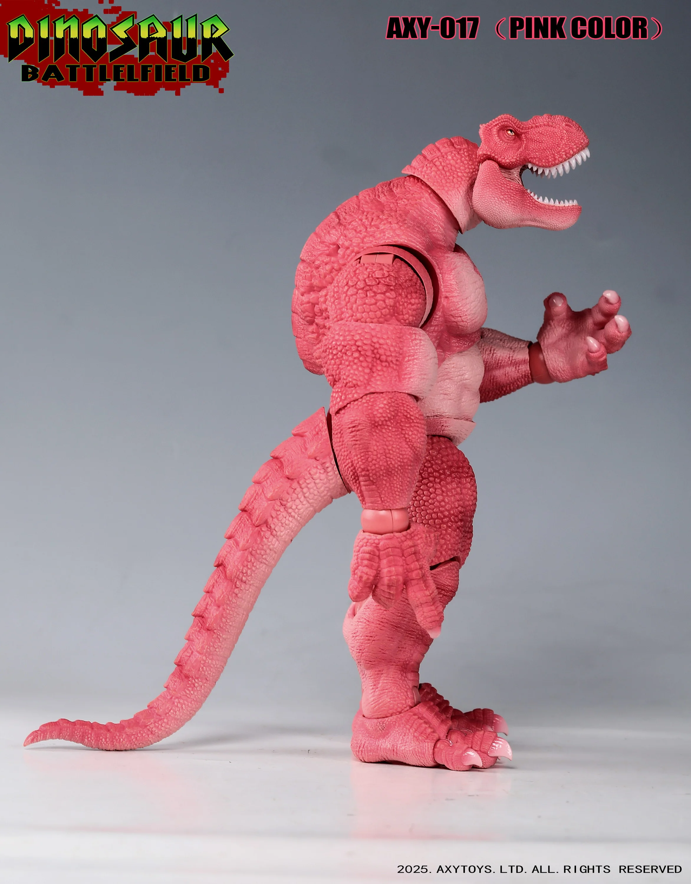 (Preorder) Axytoys 1/9 Dinosaur Battlefield T-rex aciotn figure - Image 15