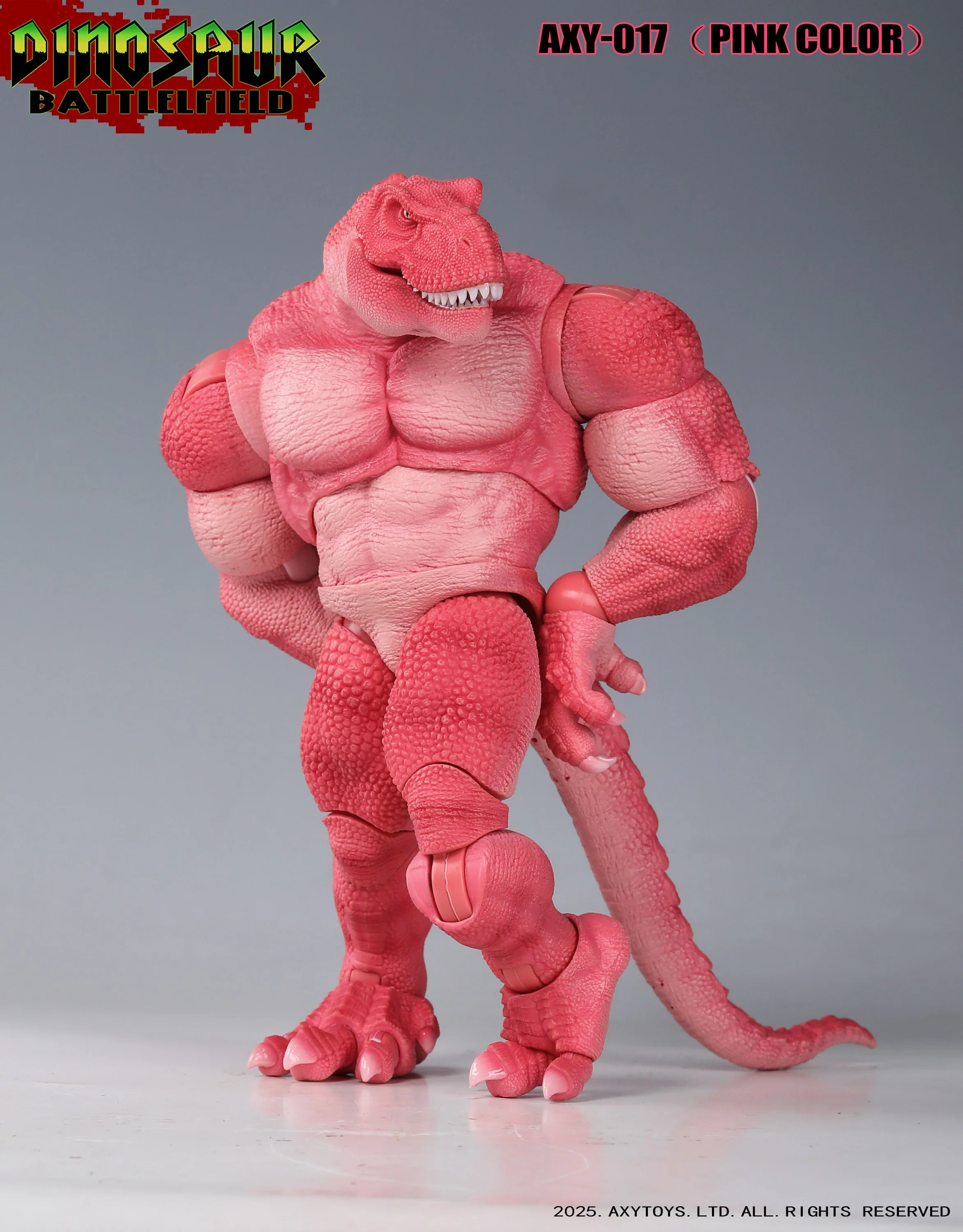 (Preorder) Axytoys 1/9 Dinosaur Battlefield T-rex aciotn figure - Image 16