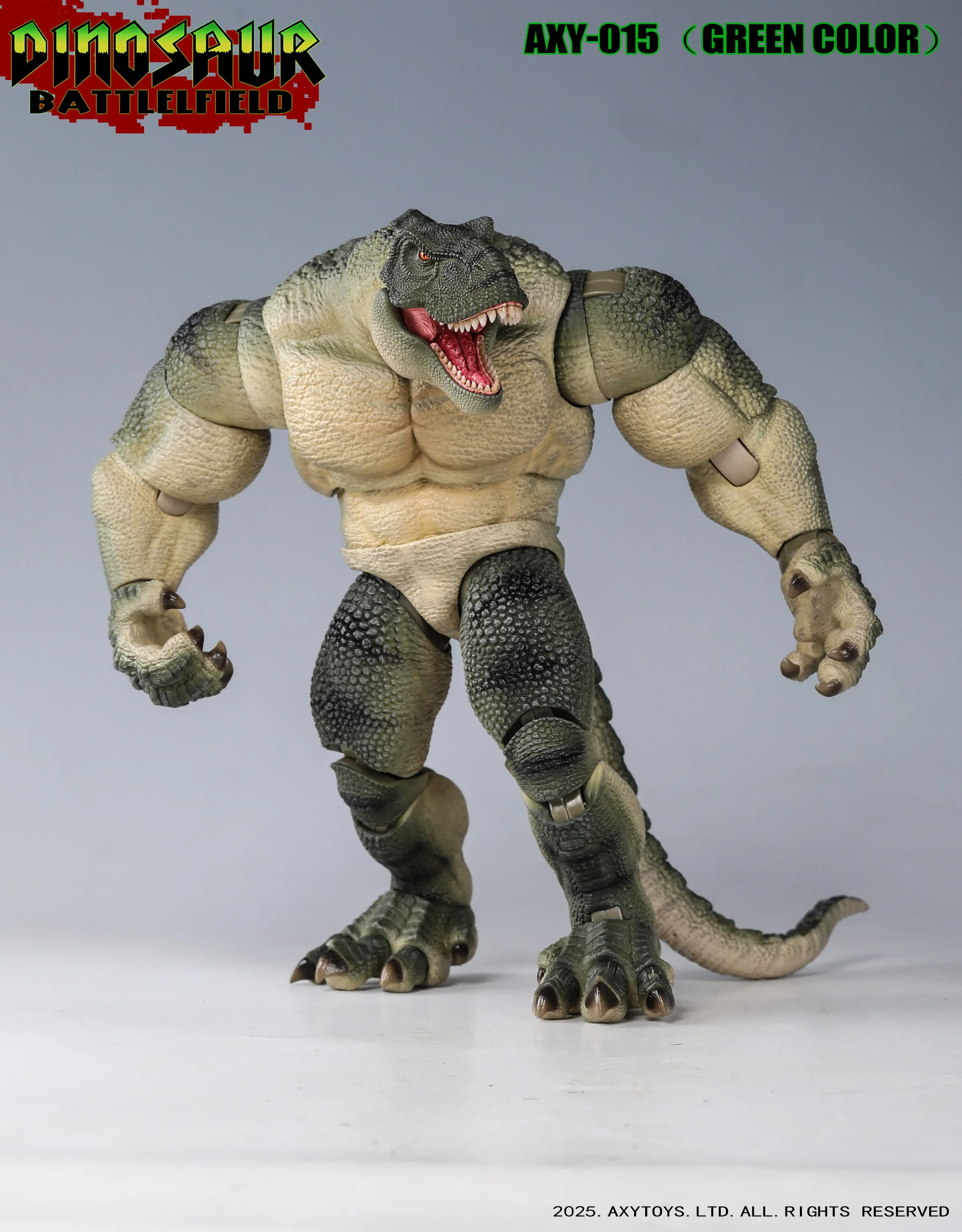(Preorder) Axytoys 1/9 Dinosaur Battlefield T-rex aciotn figure - Image 4