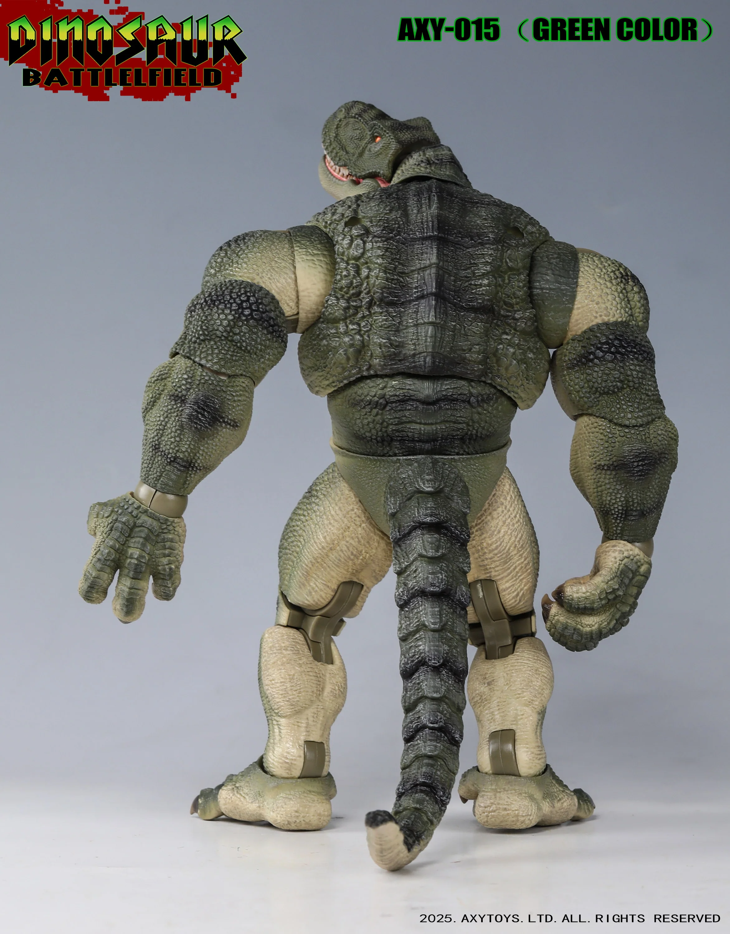 (Preorder) Axytoys 1/9 Dinosaur Battlefield T-rex aciotn figure - Image 5