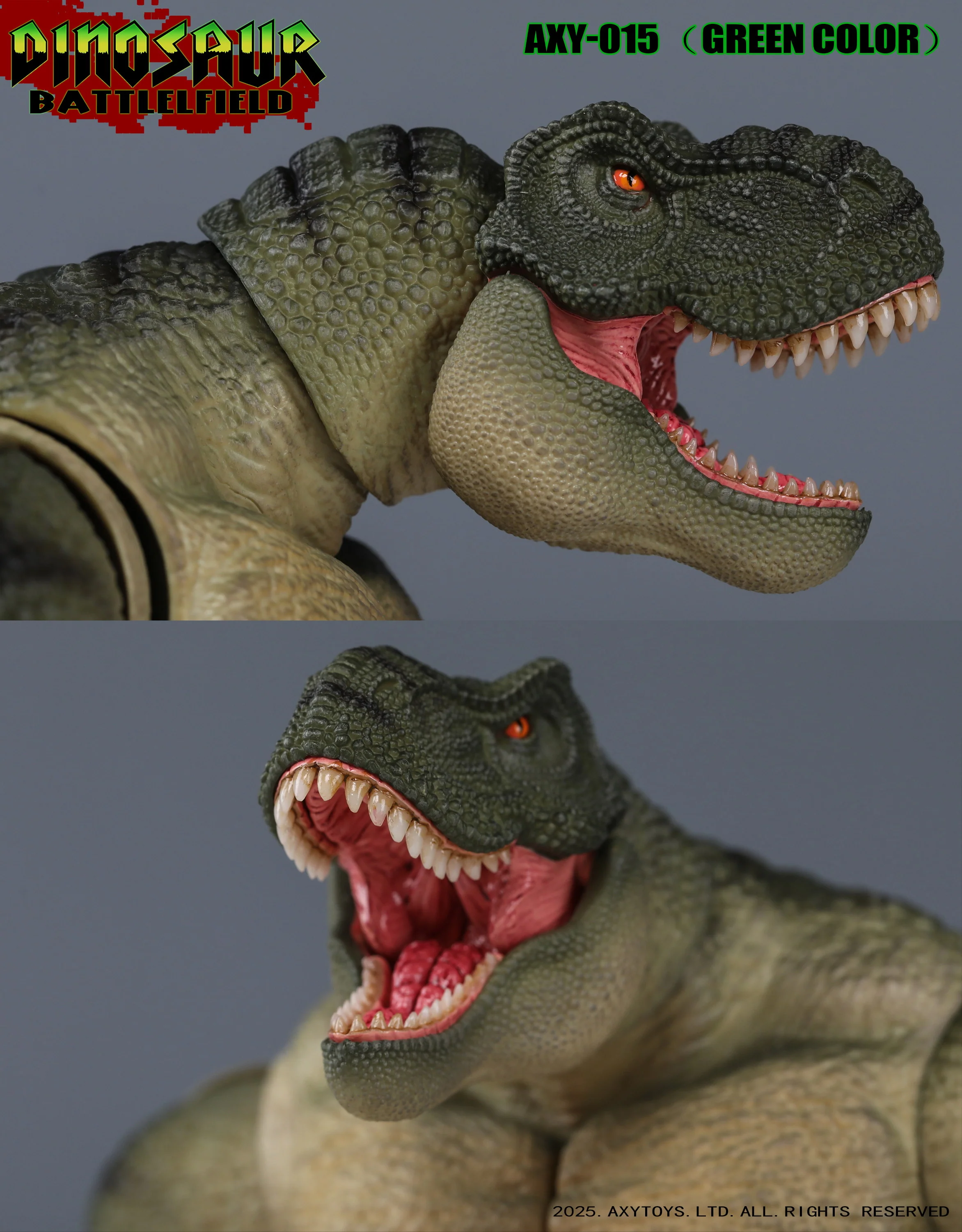 (Preorder) Axytoys 1/9 Dinosaur Battlefield T-rex aciotn figure - Image 7