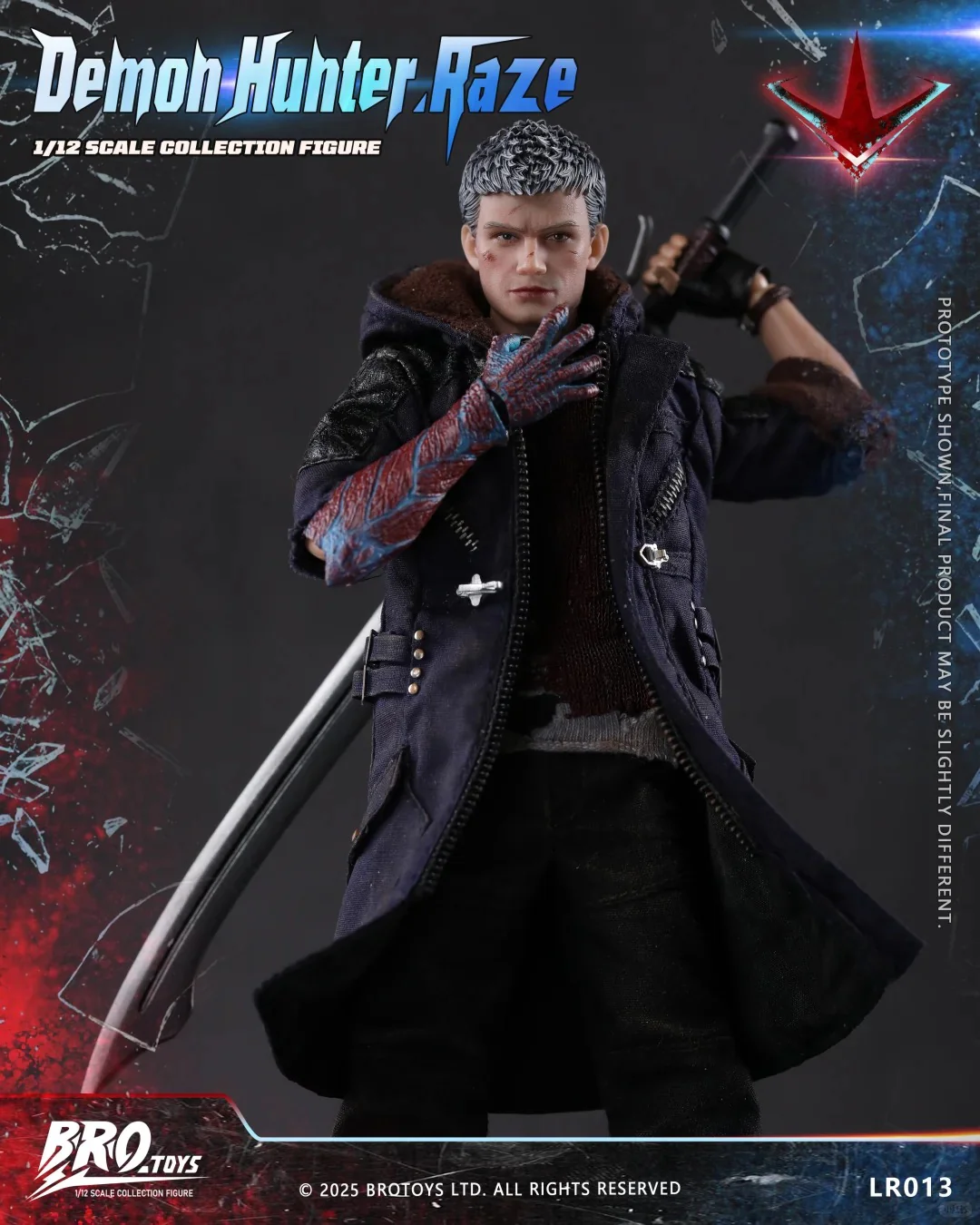 (Preorder) Brotoys 1/12 Demon hunter Raze action figure LR013 - Image 3