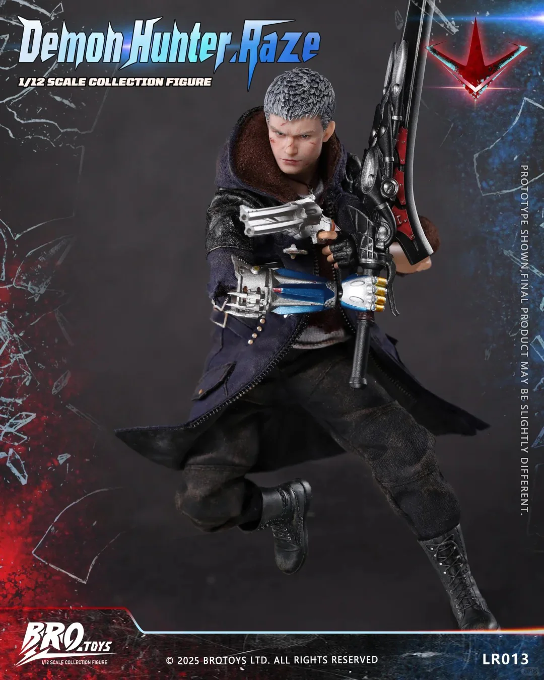 (Preorder) Brotoys 1/12 Demon hunter Raze action figure LR013 - Image 4