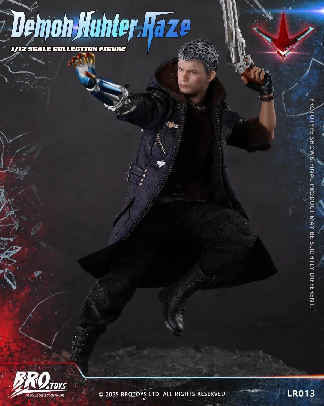 (Preorder) Brotoys 1/12 Demon hunter Raze action figure LR013 - Image 5