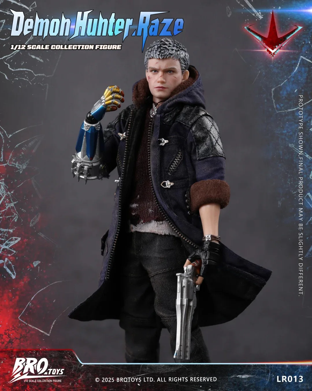 (Preorder) Brotoys 1/12 Demon hunter Raze action figure LR013 - Image 7
