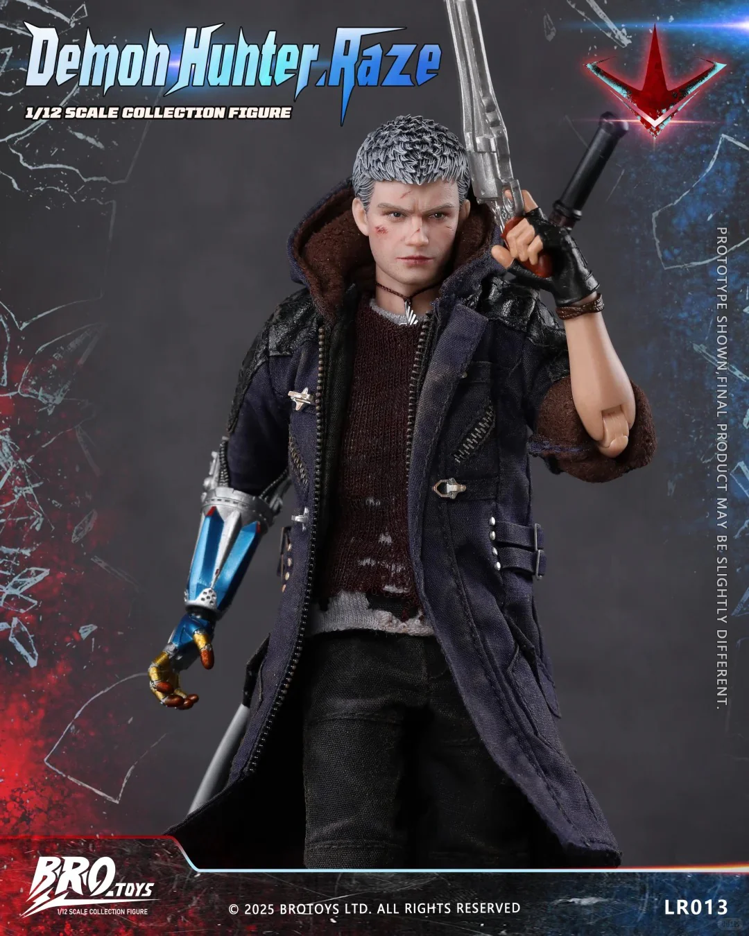 (Preorder) Brotoys 1/12 Demon hunter Raze action figure LR013 - Image 8