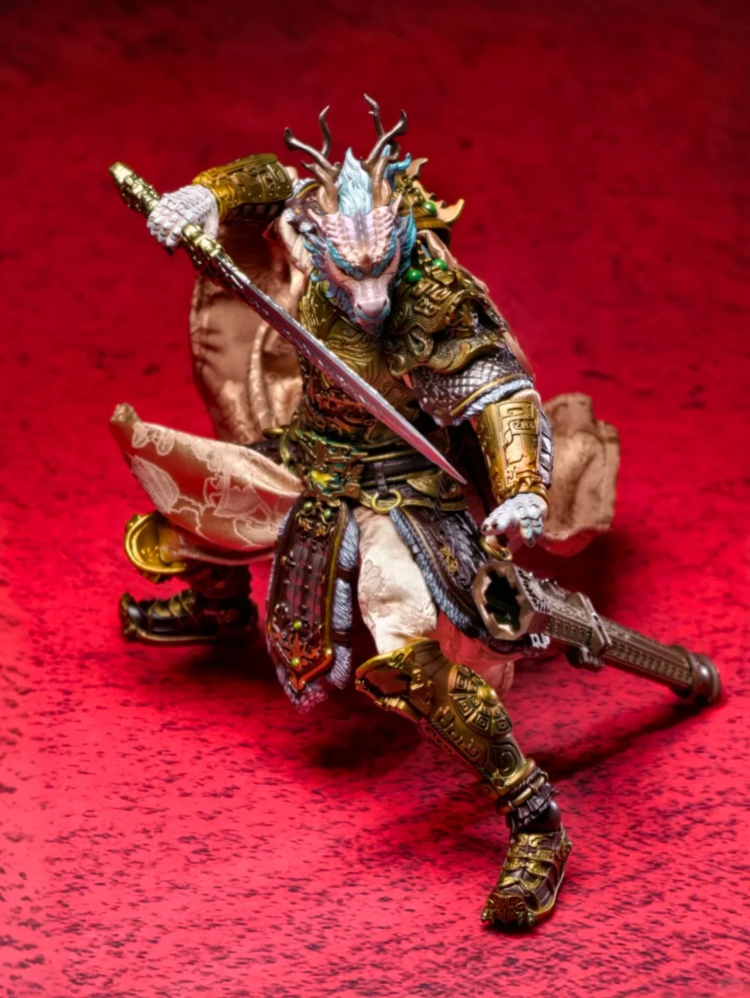 (Preorder) Fancy Realm 1/12 Gold Dragon Warrior action figure with preorder bonus - Image 14