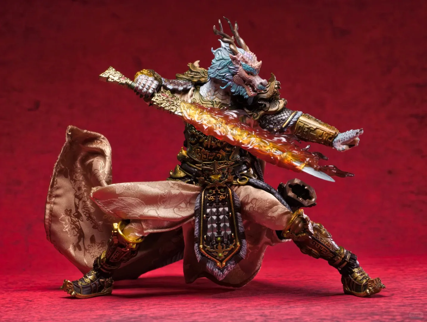 (Preorder) Fancy Realm 1/12 Gold Dragon Warrior action figure with preorder bonus - Image 15