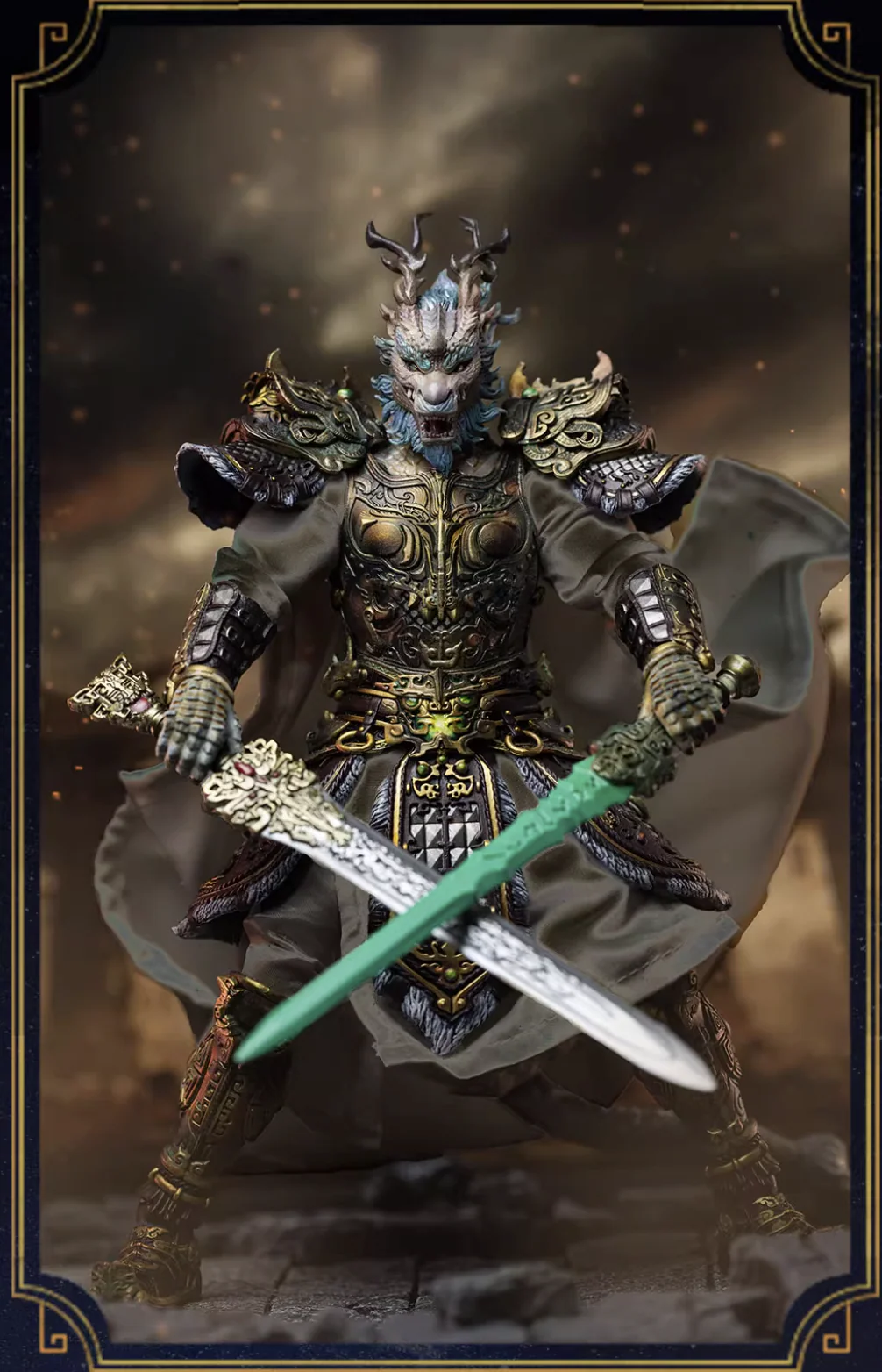 (Preorder) Fancy Realm 1/12 Gold Dragon Warrior action figure with preorder bonus - Image 5