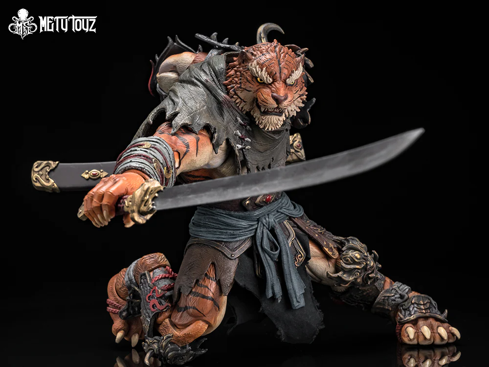 (Preorder) Mety toyz Adventurer's World Tiger Vanguard JinshanJun 1/10  9.5 inches Action Figure - Image 12