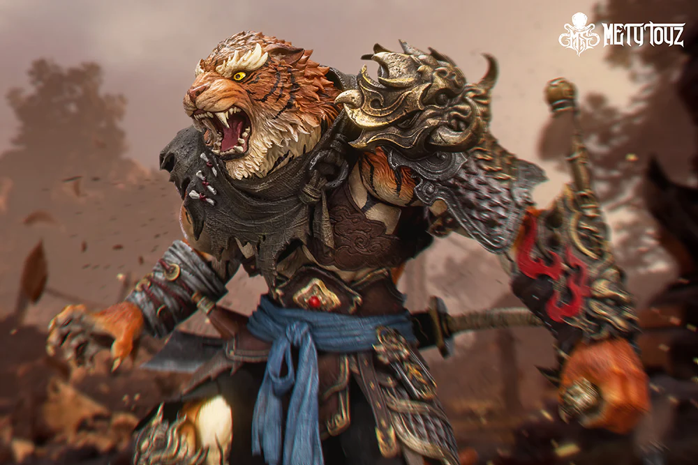 (Preorder) Mety toyz Adventurer's World Tiger Vanguard JinshanJun 1/10  9.5 inches Action Figure - Image 13