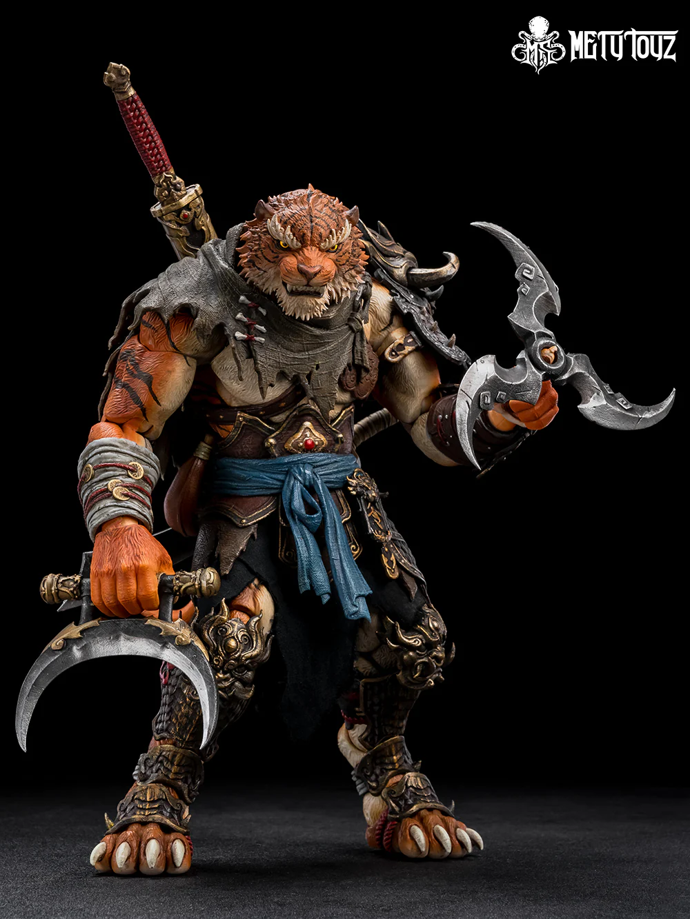 (Preorder) Mety toyz Adventurer's World Tiger Vanguard JinshanJun 1/10  9.5 inches Action Figure - Image 3