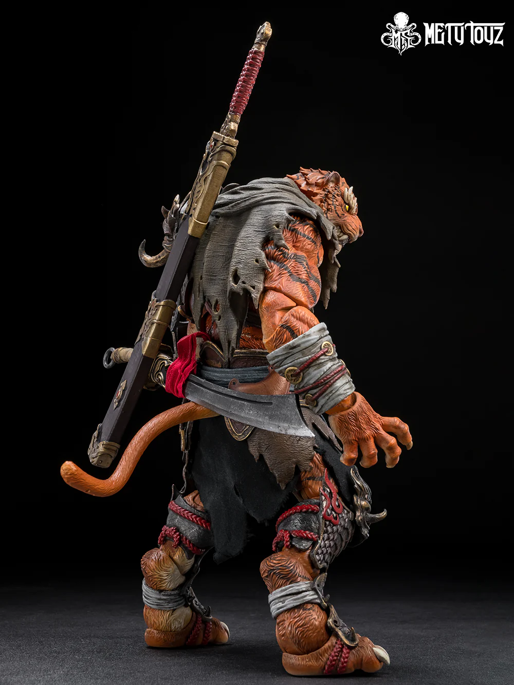 (Preorder) Mety toyz Adventurer's World Tiger Vanguard JinshanJun 1/10  9.5 inches Action Figure - Image 4