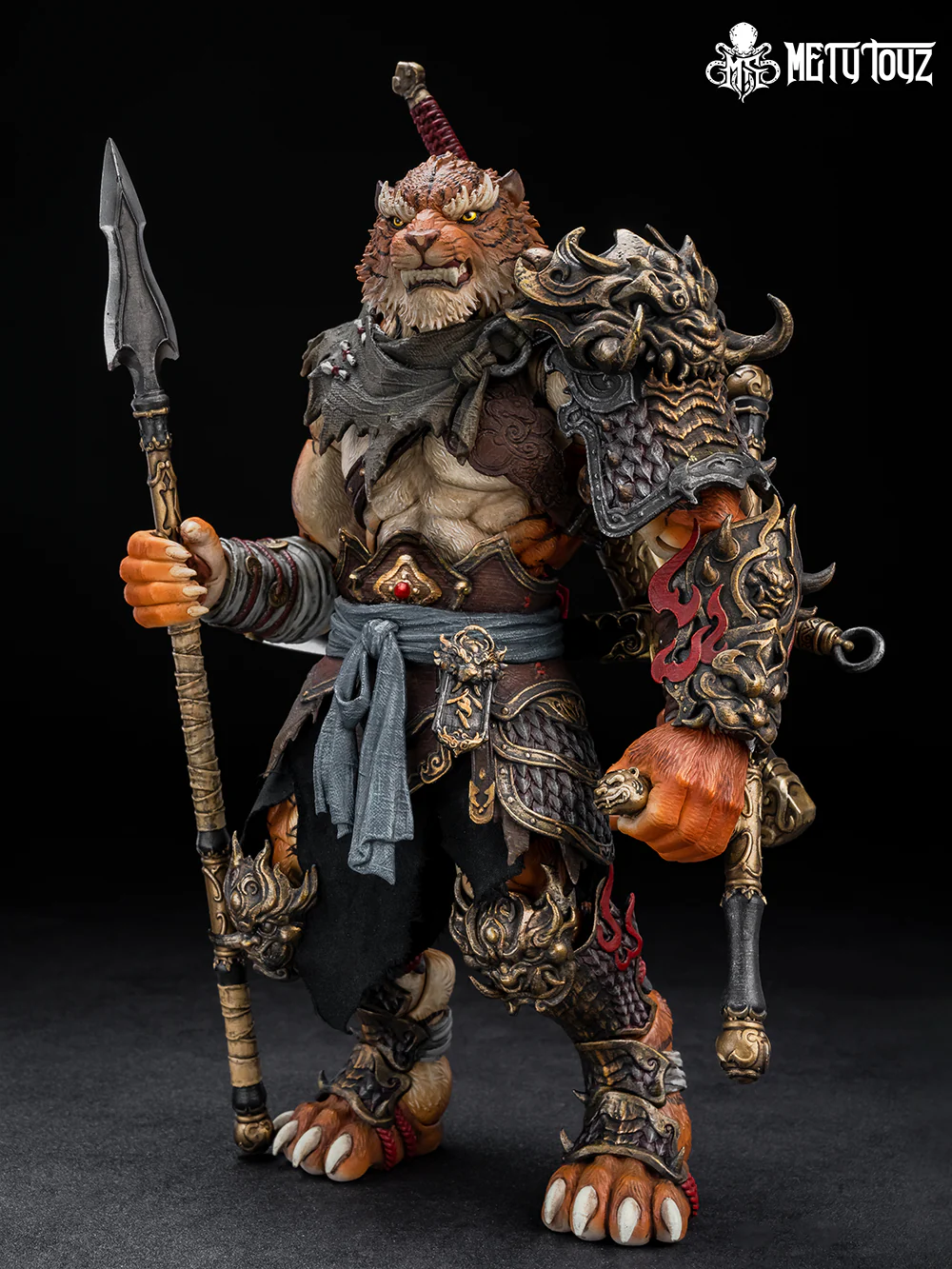 (Preorder) Mety toyz Adventurer's World Tiger Vanguard JinshanJun 1/10  9.5 inches Action Figure - Image 5