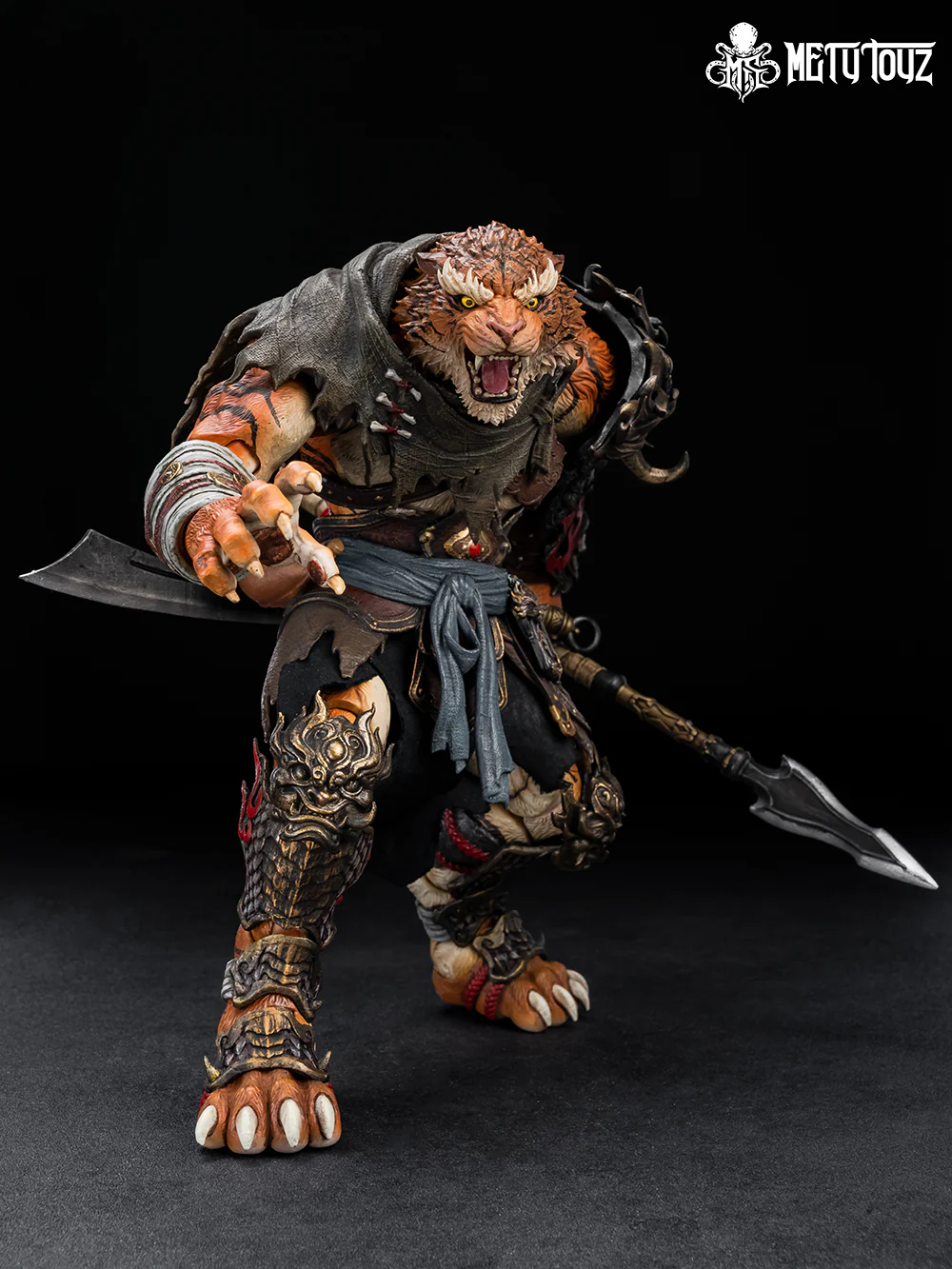 (Preorder) Mety toyz Adventurer's World Tiger Vanguard JinshanJun 1/10  9.5 inches Action Figure - Image 7