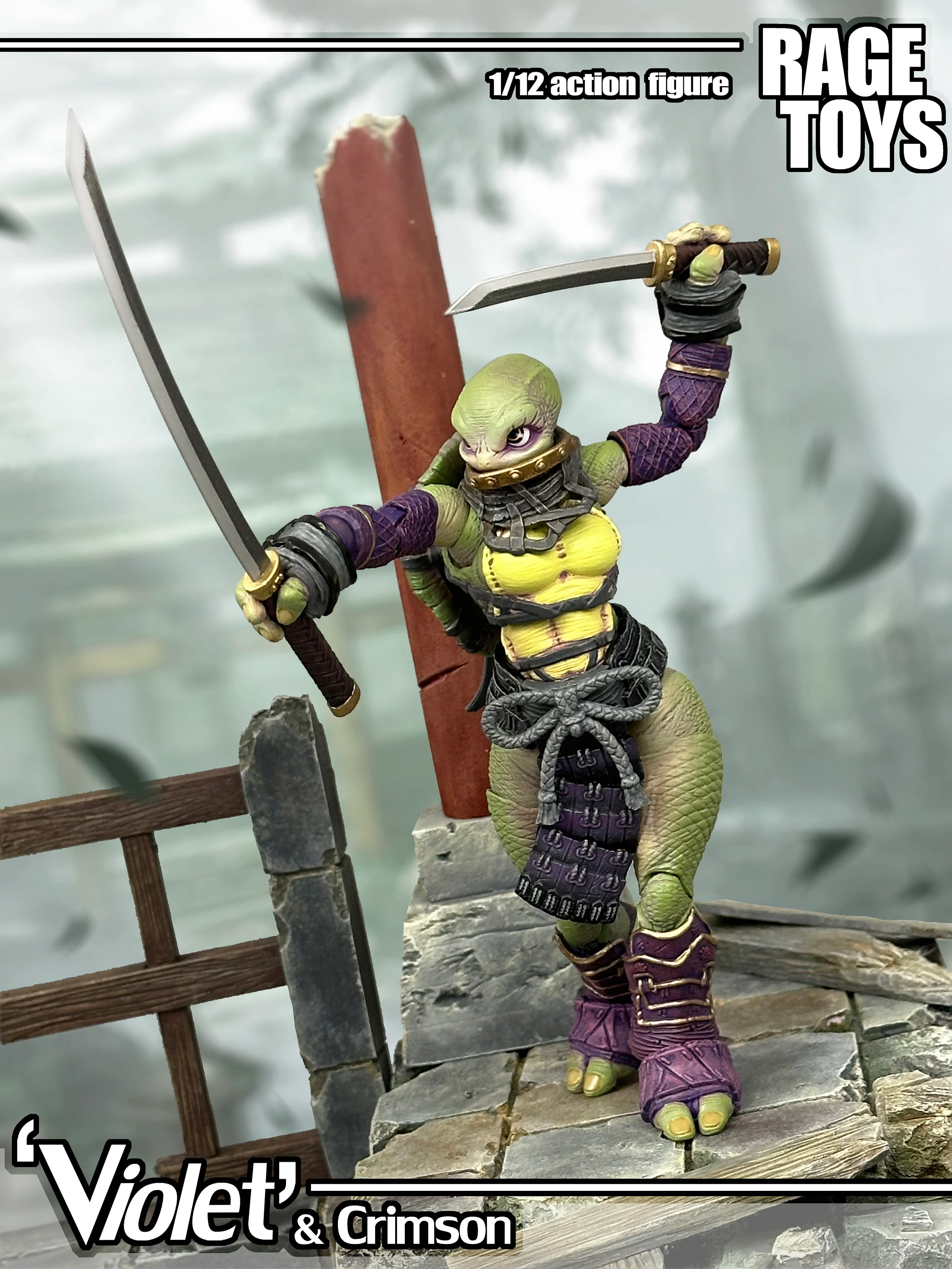 (Preorder) Rage Toys 1/12 Violet and Crimson sisters action figure - Image 10