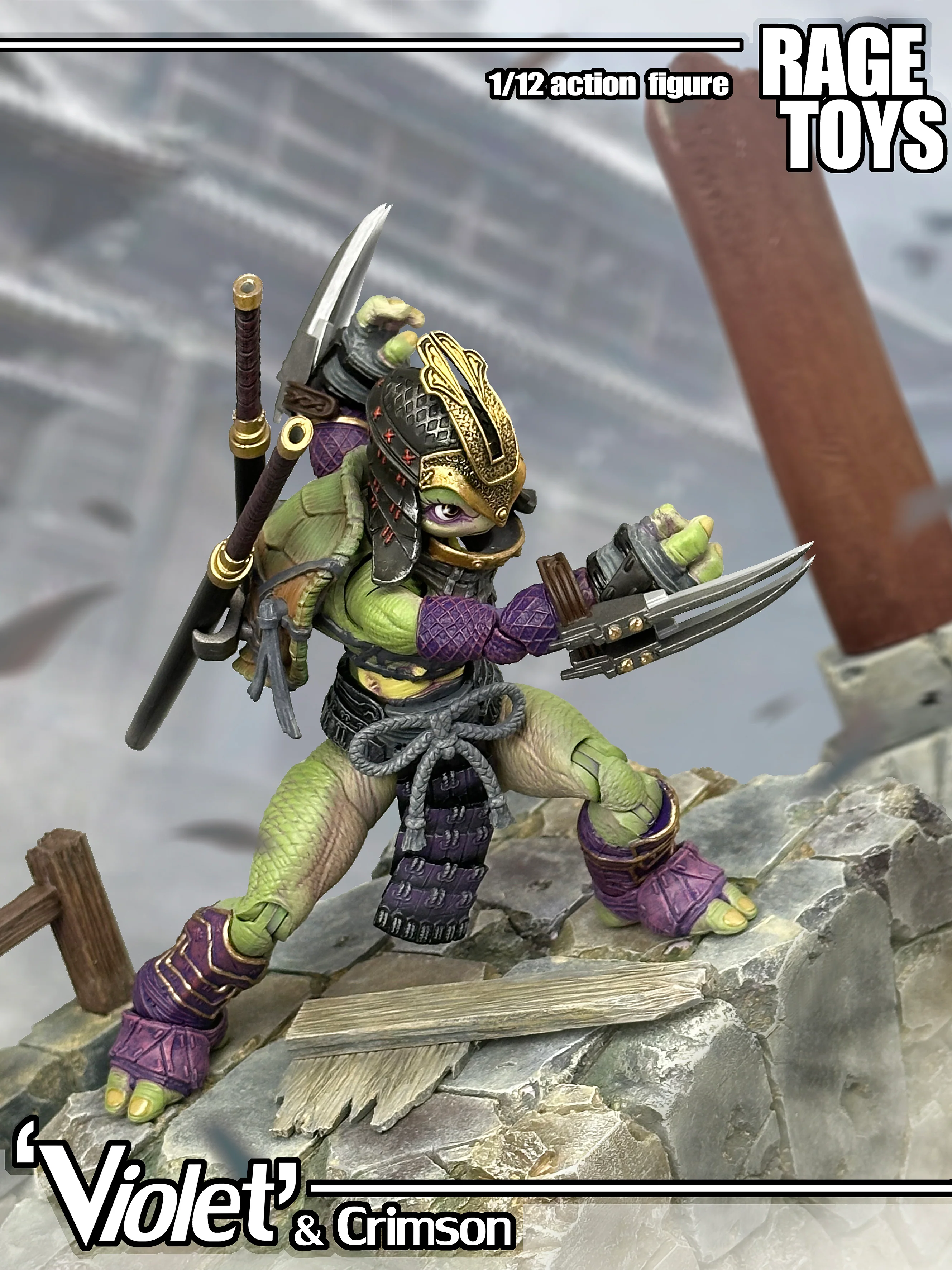 (Preorder) Rage Toys 1/12 Violet and Crimson sisters action figure - Image 13