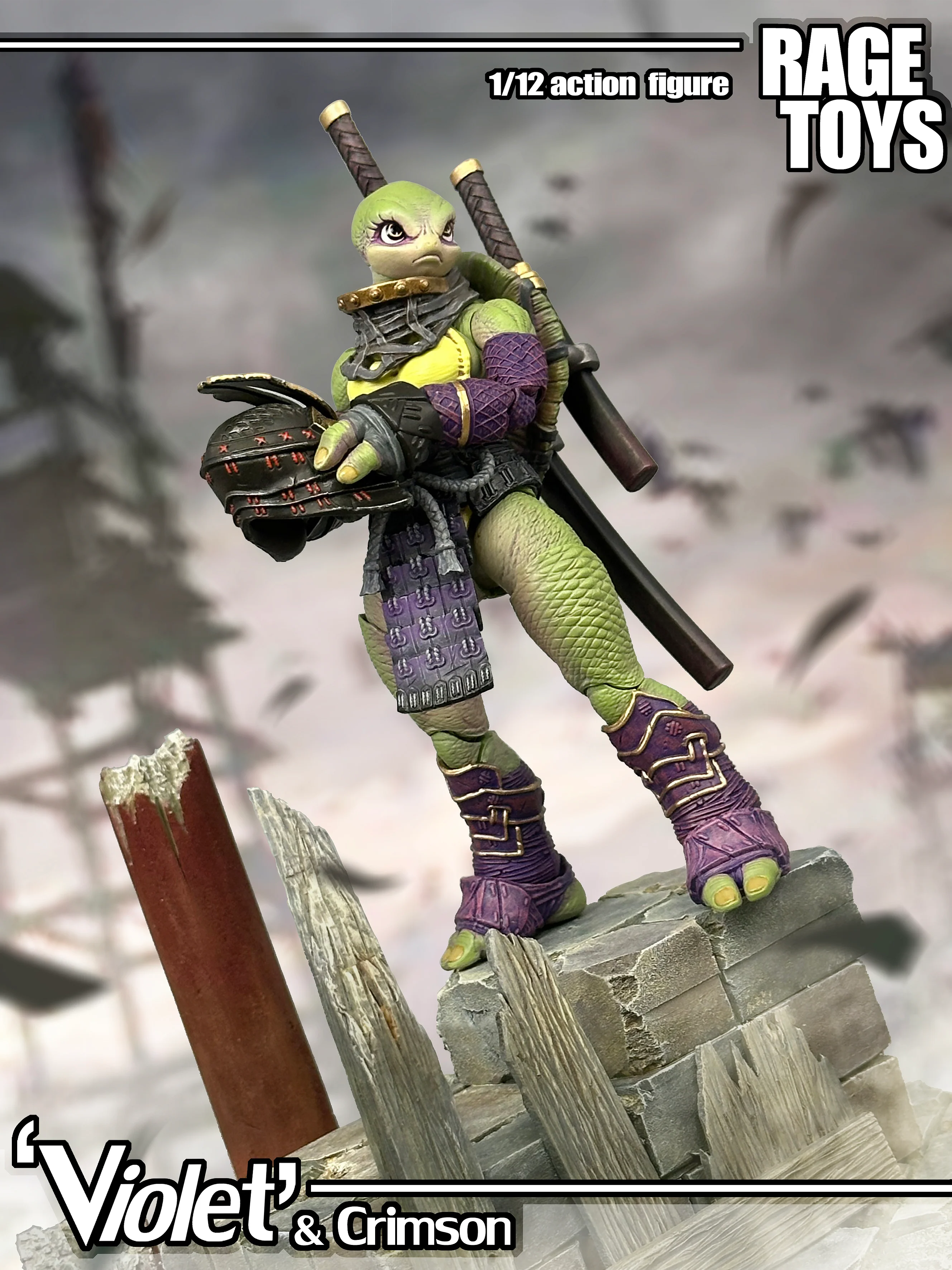 (Preorder) Rage Toys 1/12 Violet and Crimson sisters action figure - Image 14